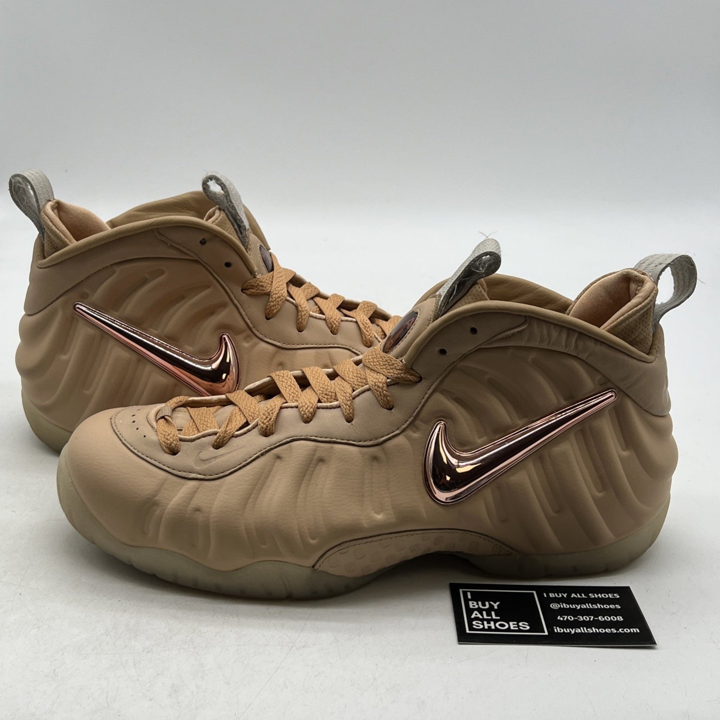 Size 12 - Nike Air Foamposite Pro Premium Vachetta Tan (920377-200)