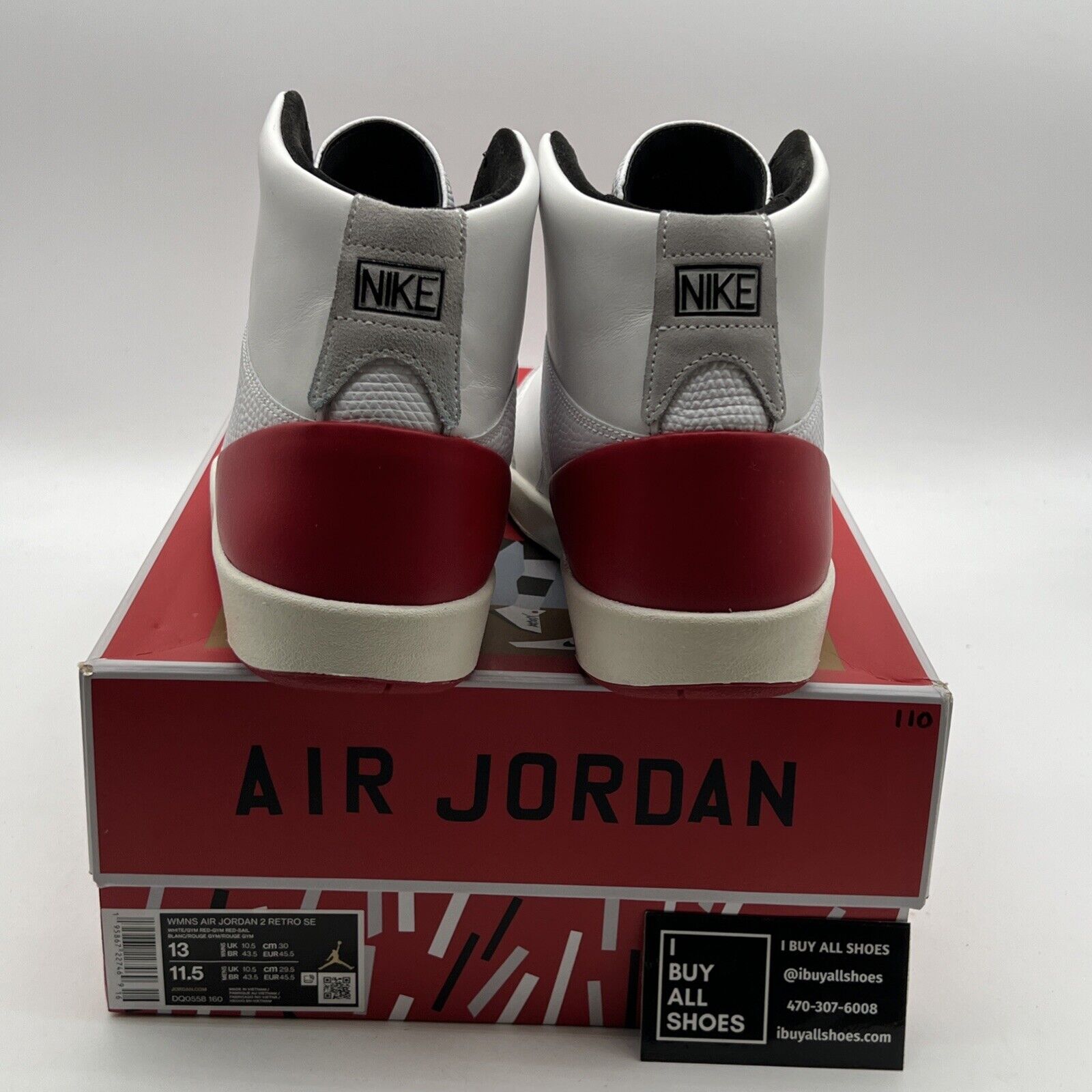 Size 13 - Nina Chanel Abney x Air Jordan 2 Retro SE White W (DQ0558-160)