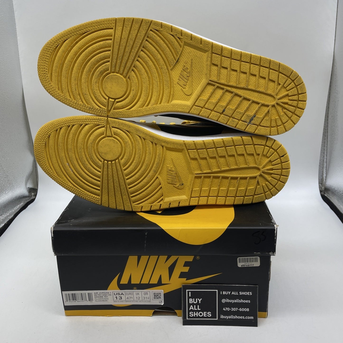 Size 13 - Air Jordan 1 Retro OG High Pollen (555088-701)