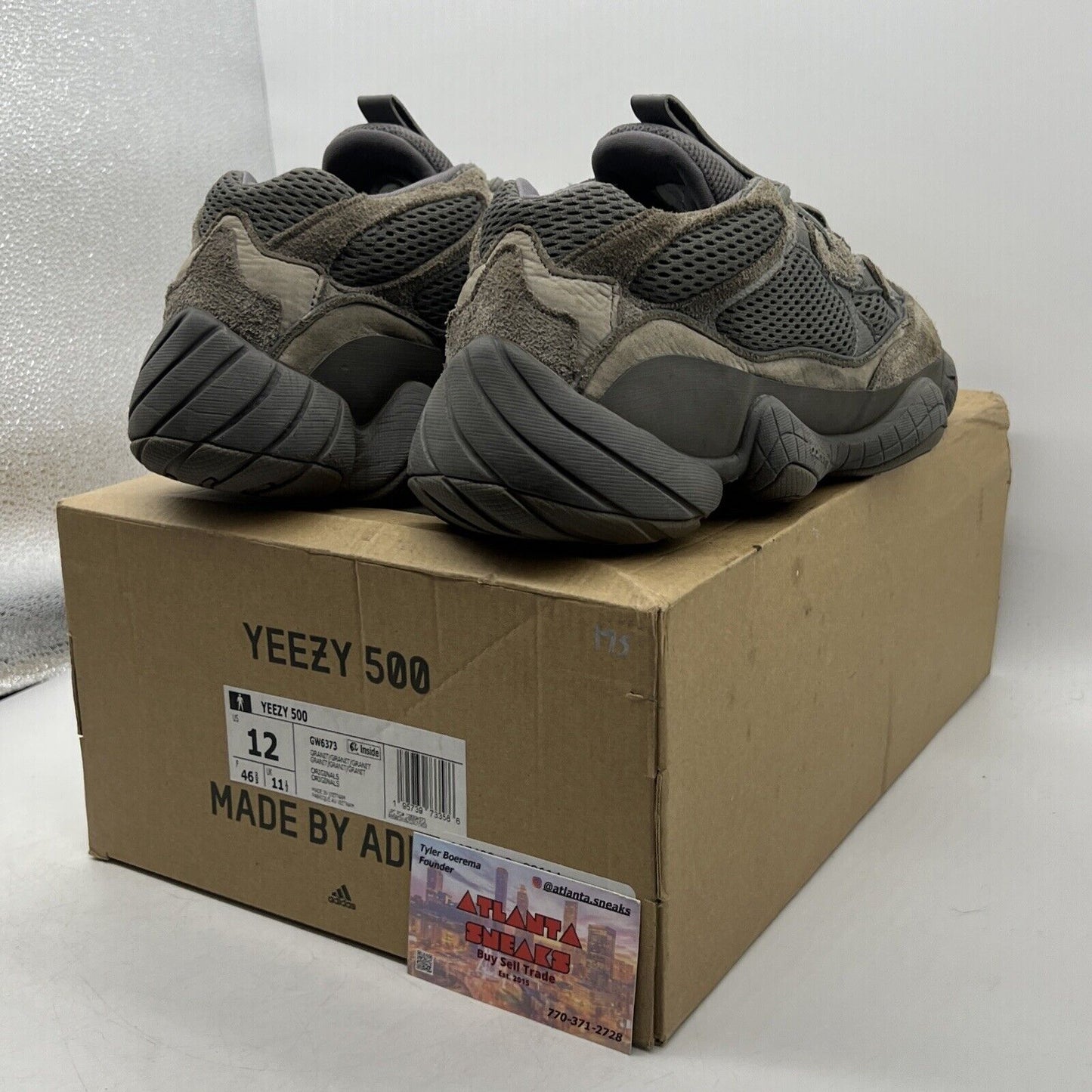 Size 12 - adidas Yeezy 500 Granite 2022 (GW6373)