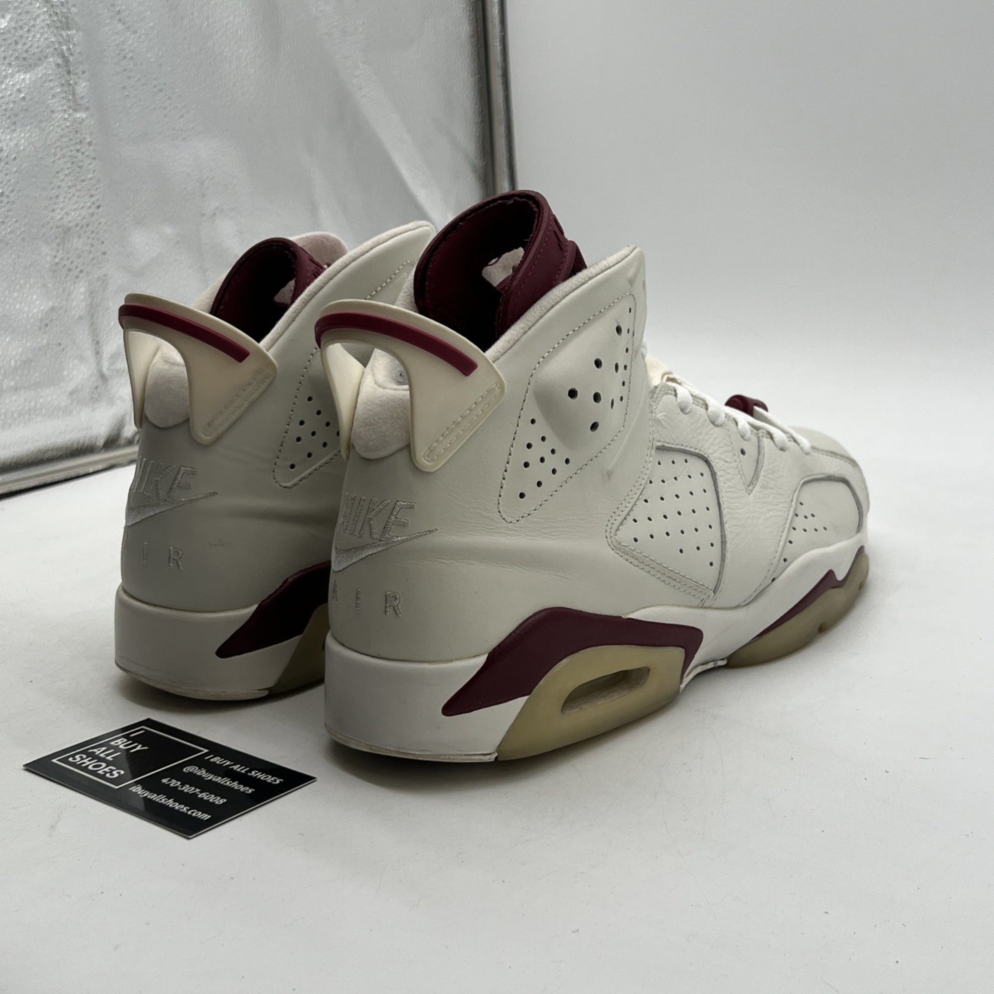 Size 11 - Air Jordan 6 Retro 2015 Maroon (384664-116)
