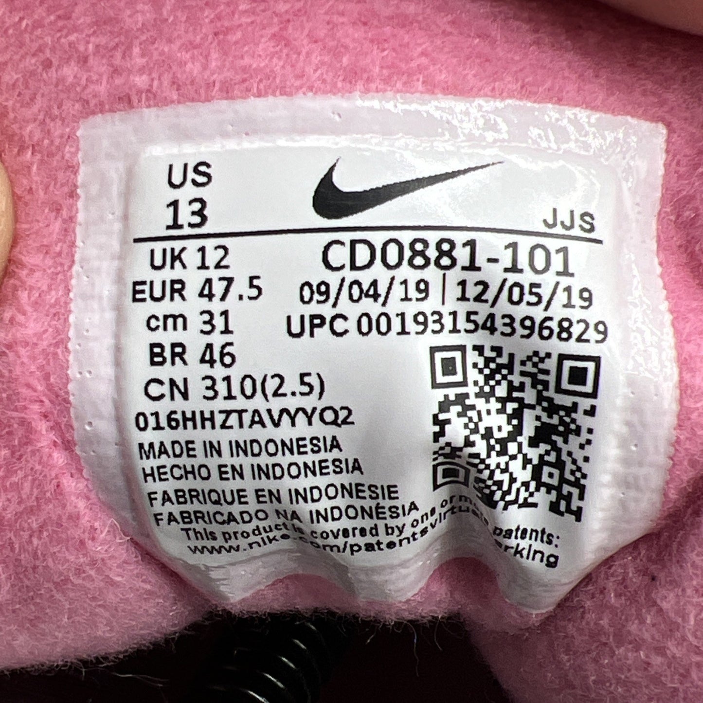 Size 13 - Nike Air Max 90 Rose Pink (CD0881-101)