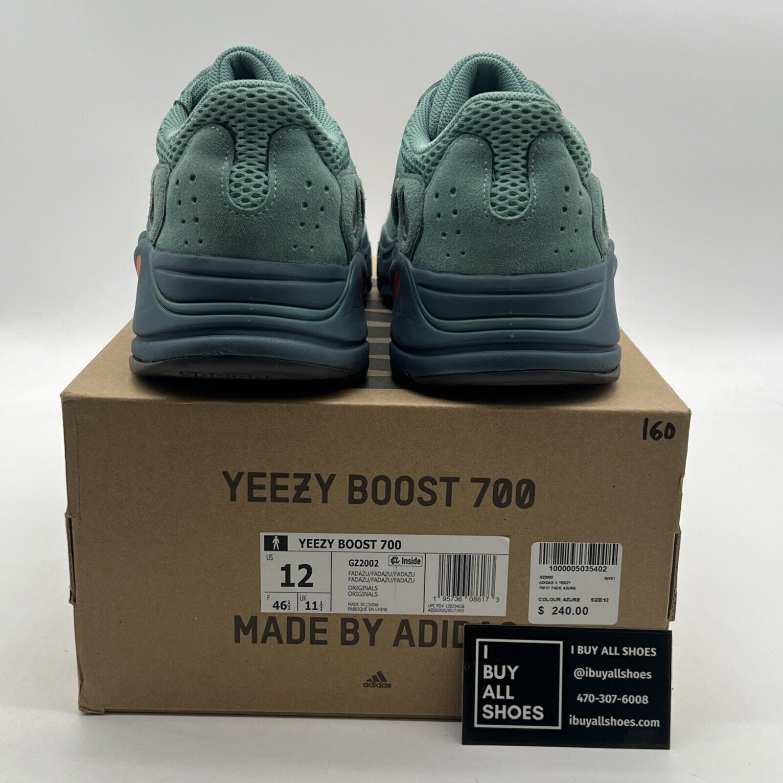Size 12 - adidas Yeezy Boost 700 Faded Azure (GZ2002)