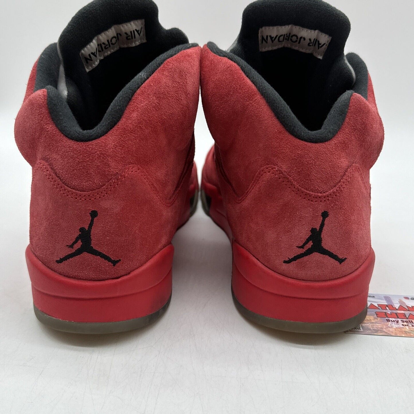 Size 13 - Air Jordan 5 Retro Red Suede Black Force one Tongue Jumpman