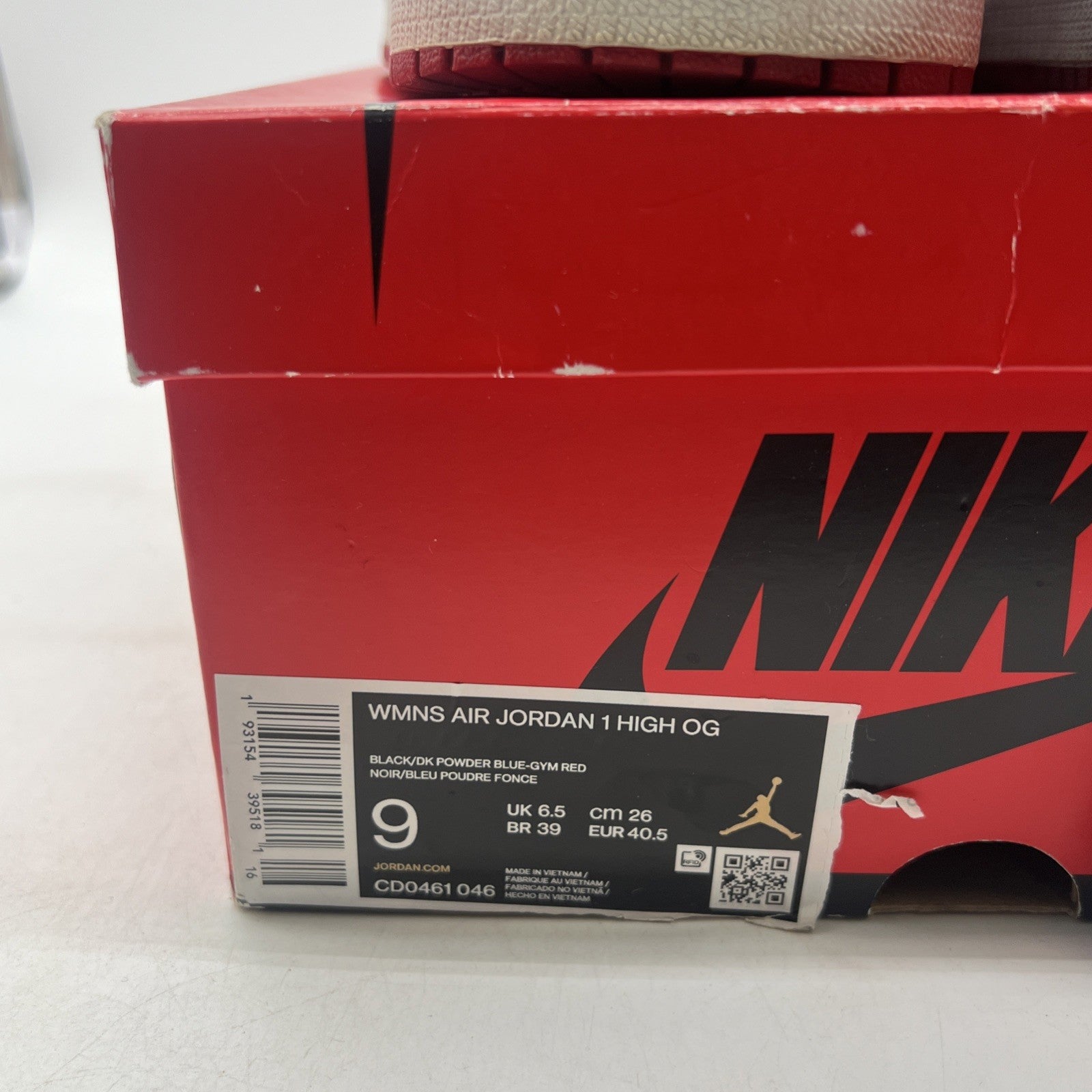 Size 9W - Air Jordan 1 High OG UNC To Chicago 2020 (CD0461-046)