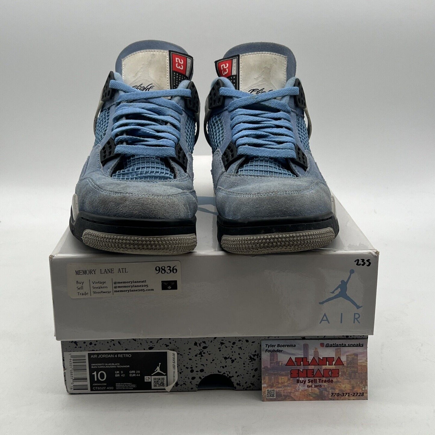 Size 10 - Air Jordan 4 Retro Mid University Blue (CT8527-400)