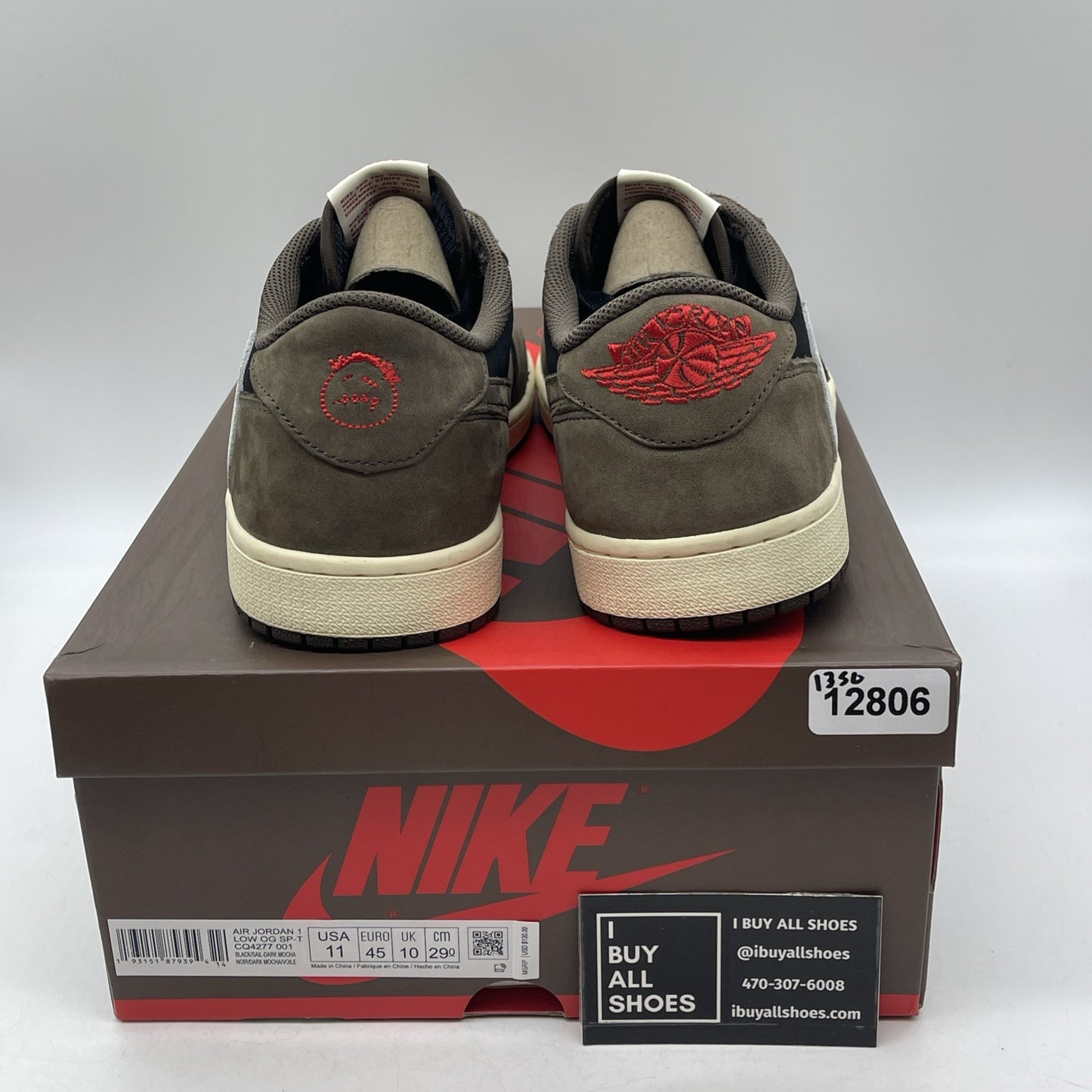 Size 11 - Air Jordan 1 x Travis Scott Low Mocha (CQ4277-001)