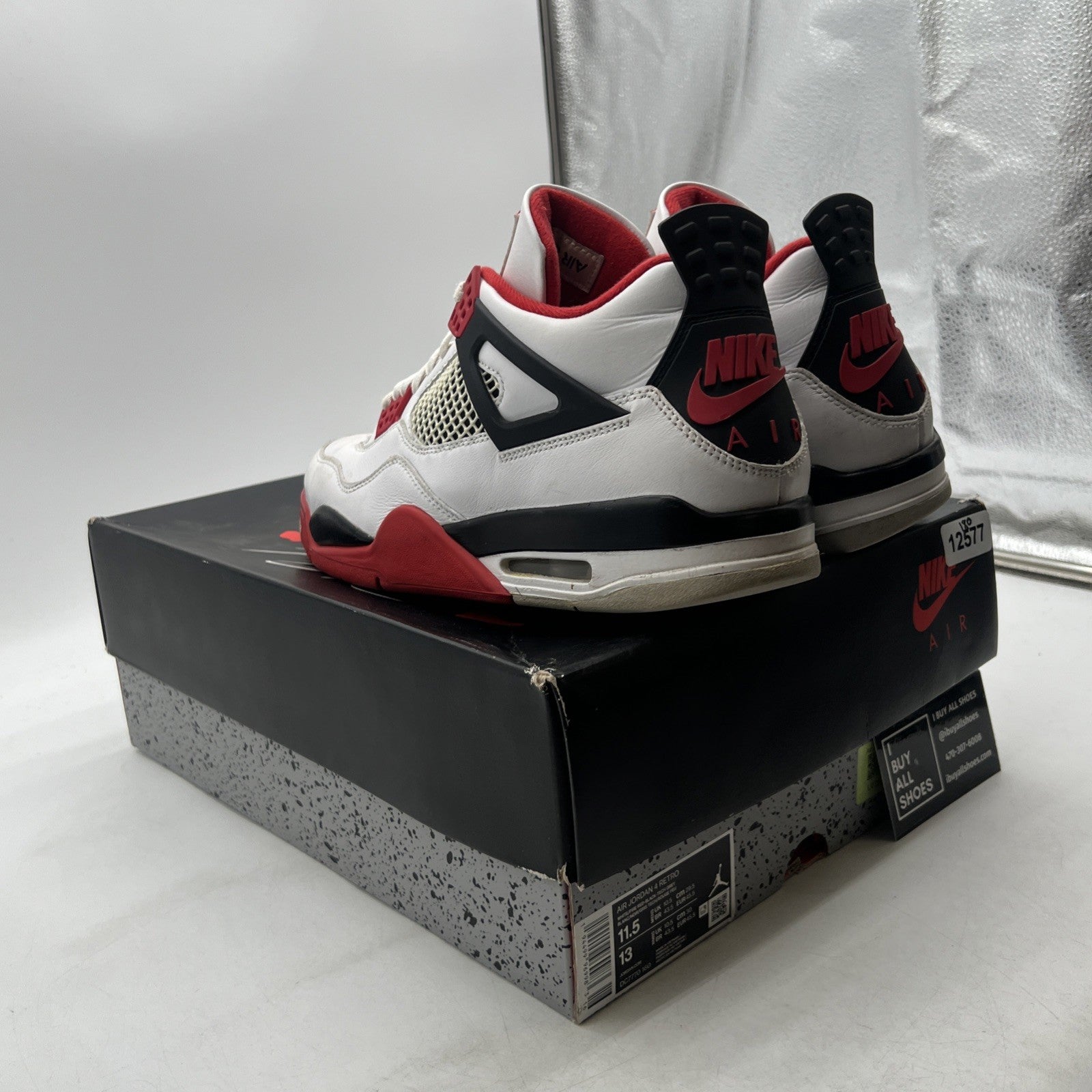 Size 11.5 - Air Jordan 4 Retro OG Mid Fire Red (DC7770-160)
