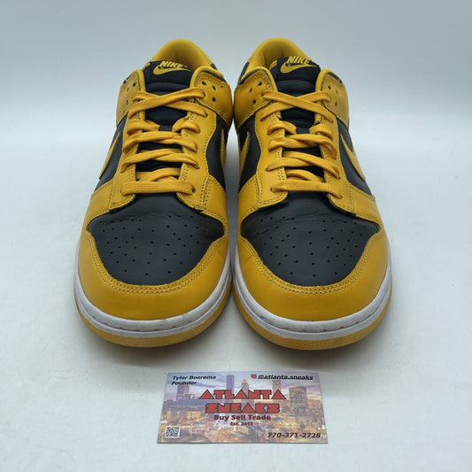 Size 12 - Nike Dunk Low Goldenrod Yellow Black White Leather (DD1391-004)