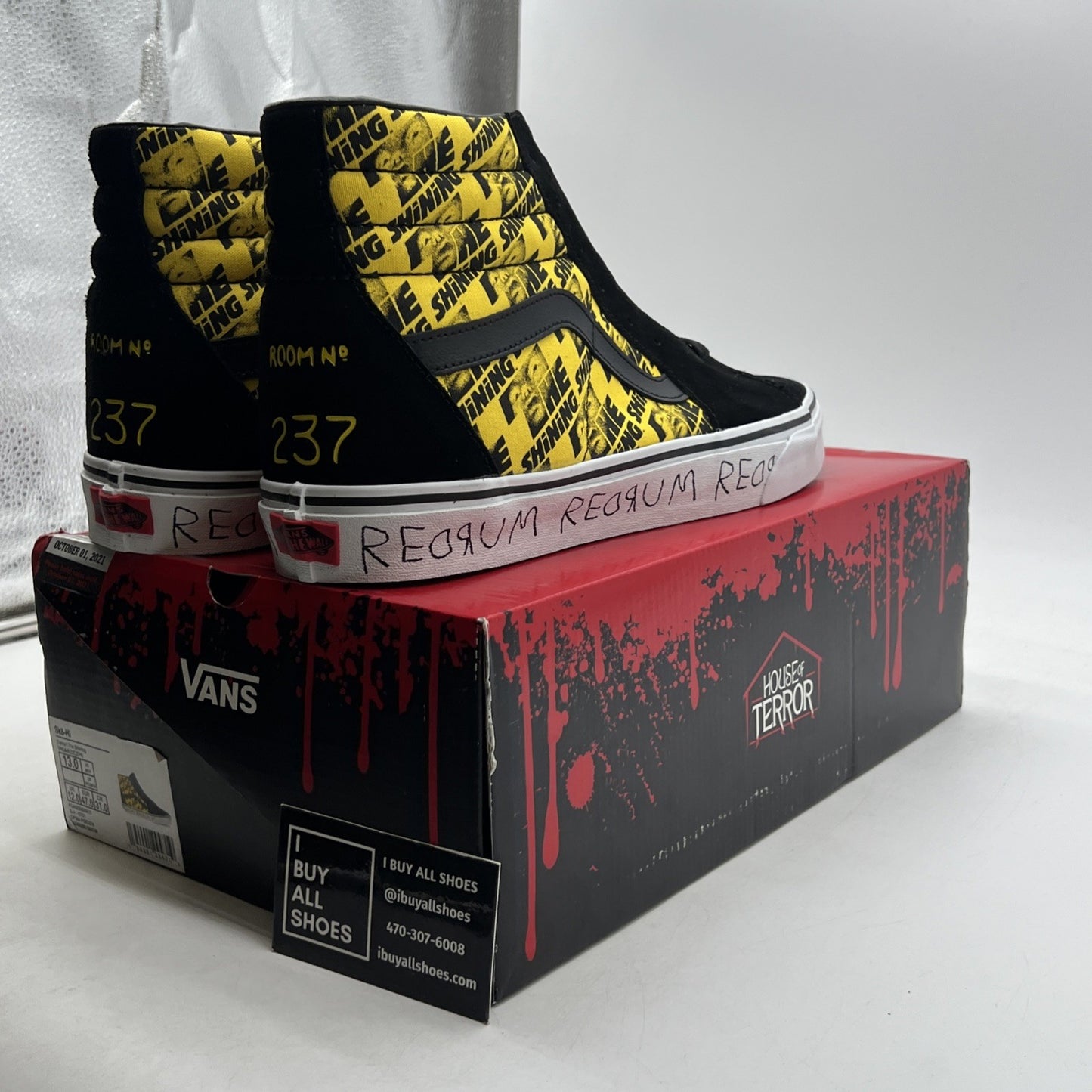 Size 13 - Vans Sk8-Hi House of Terror The Shining (VN0A4U3CZPN)