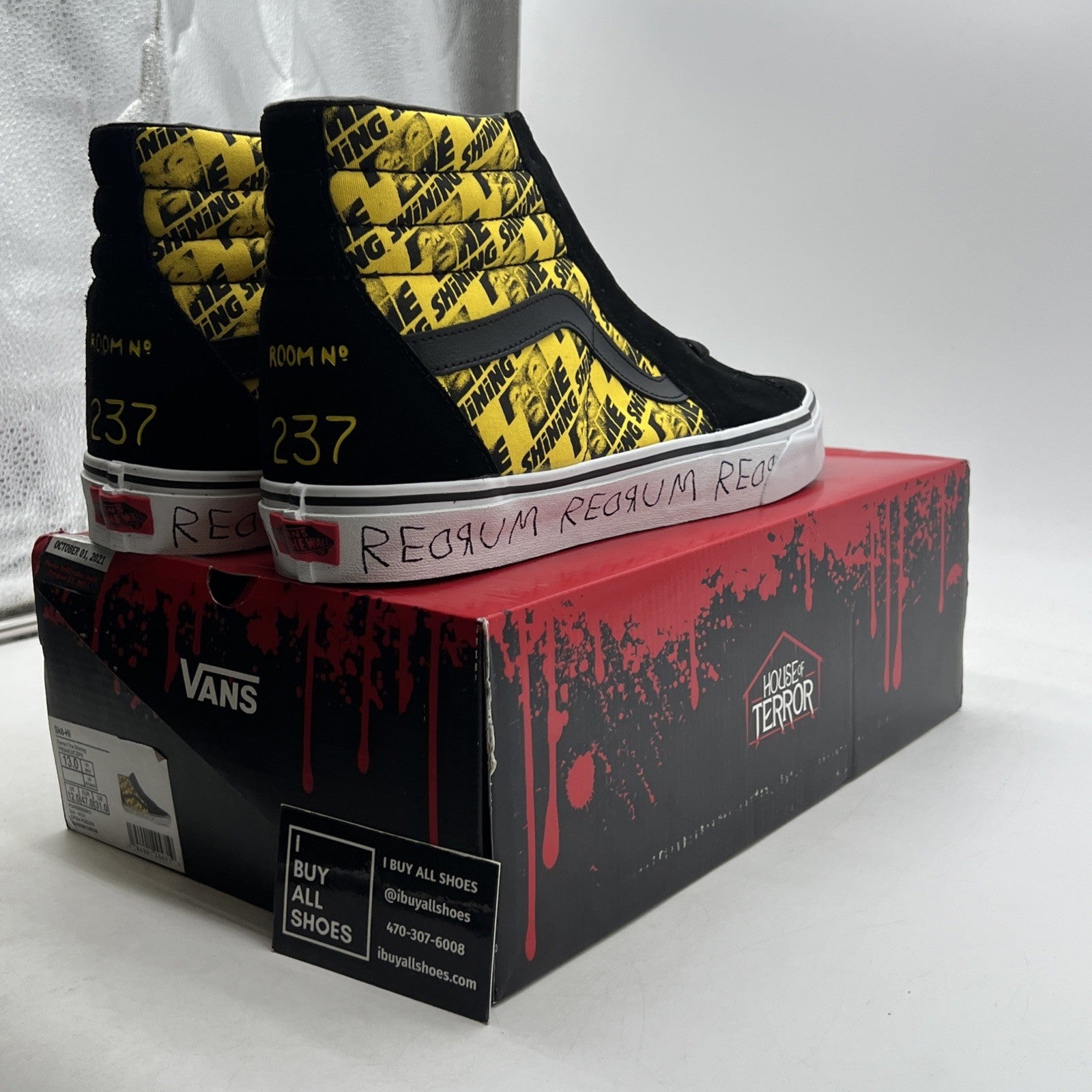 Size 13 - Vans Sk8-Hi House of Terror The Shining (VN0A4U3CZPN)