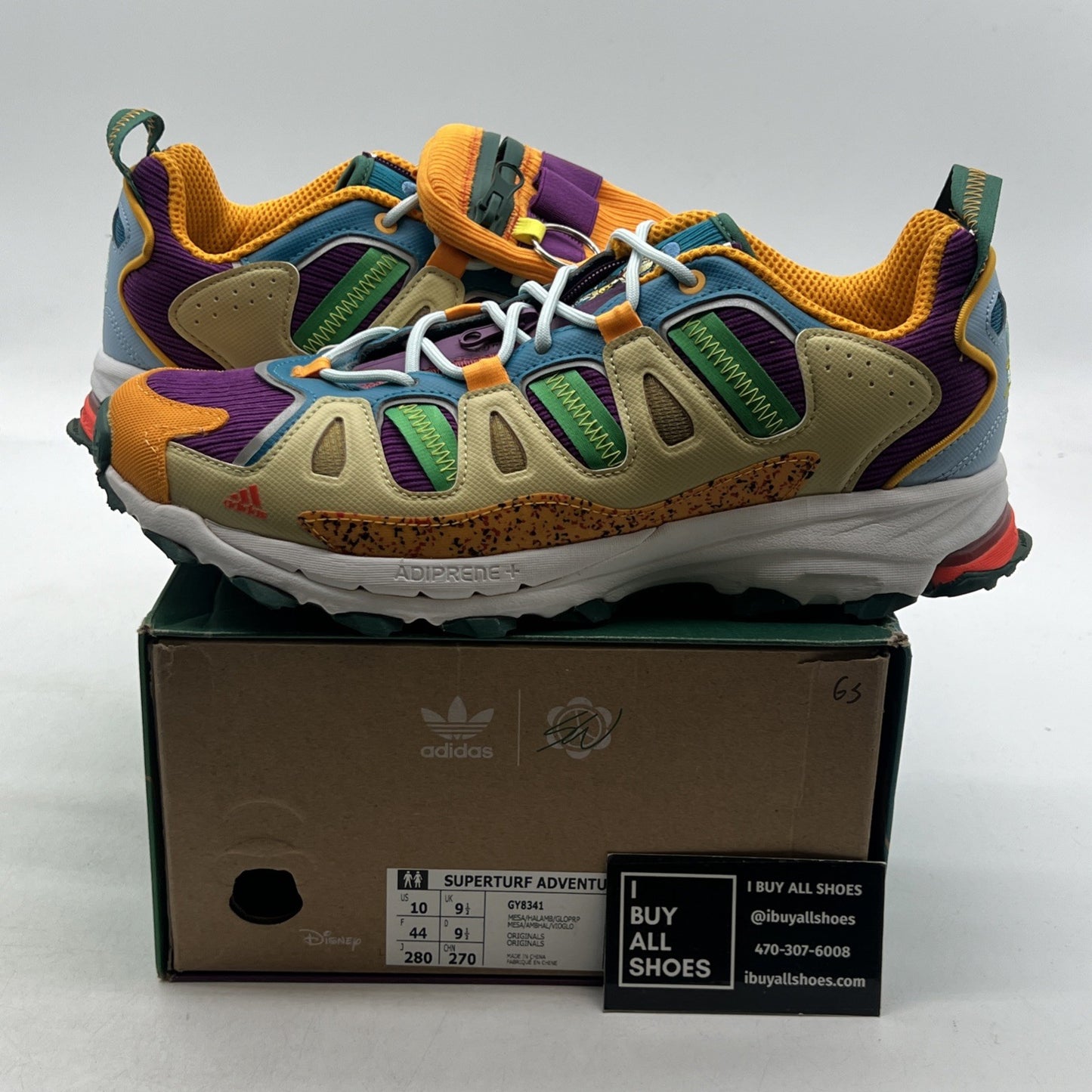 Size 10 - Sean Wotherspoon x Disney x Adidas Superturf Adventure Jiminy Cricket