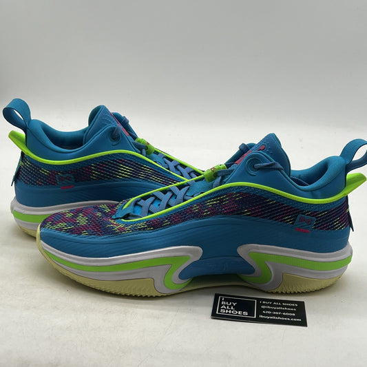 Size 14 - Luka Doncic x Air Jordan 36 PF Low Laser Blue (DN4195-430)