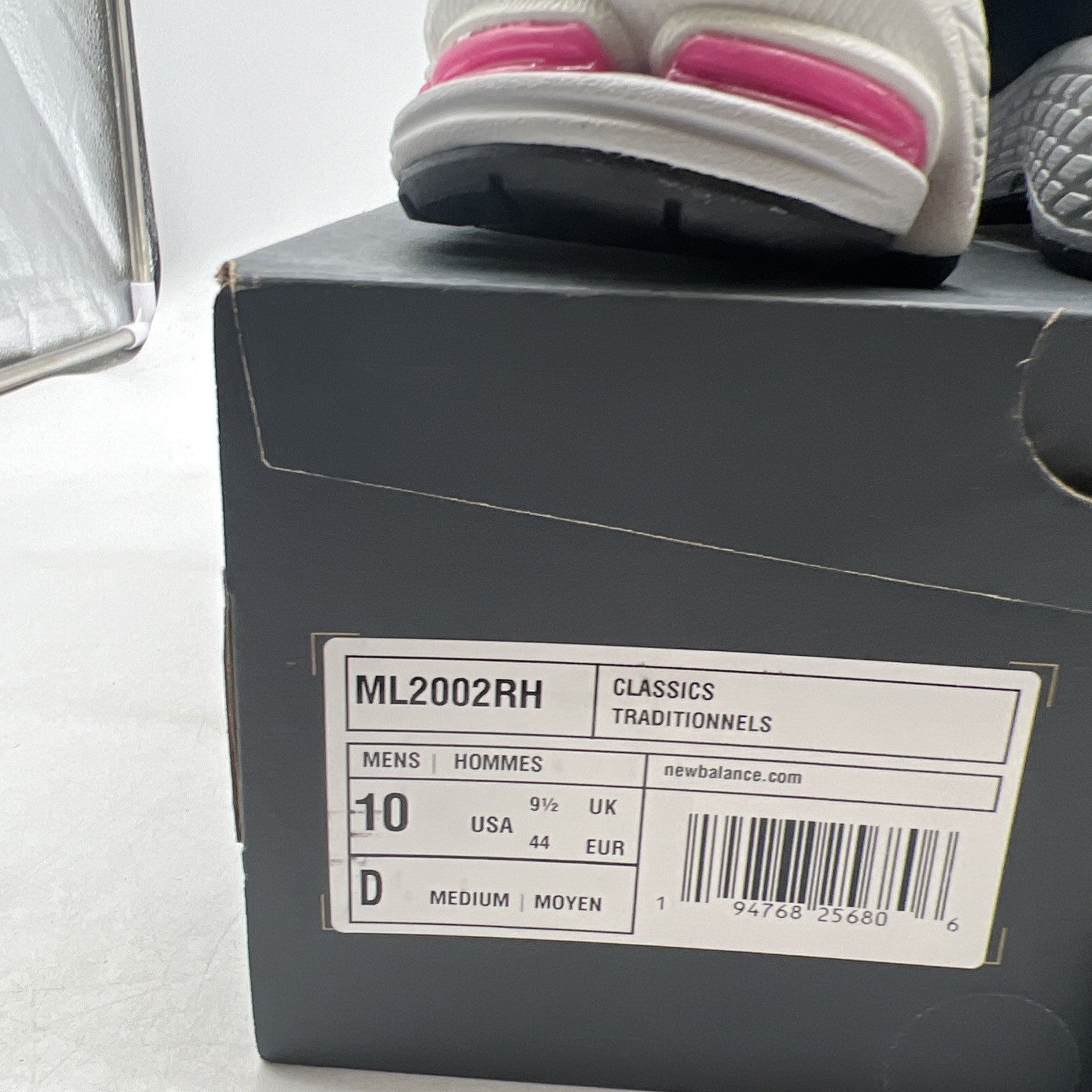 Size 10 - New Balance 2002 Petrol Exuberant Pink (ML2002RH)