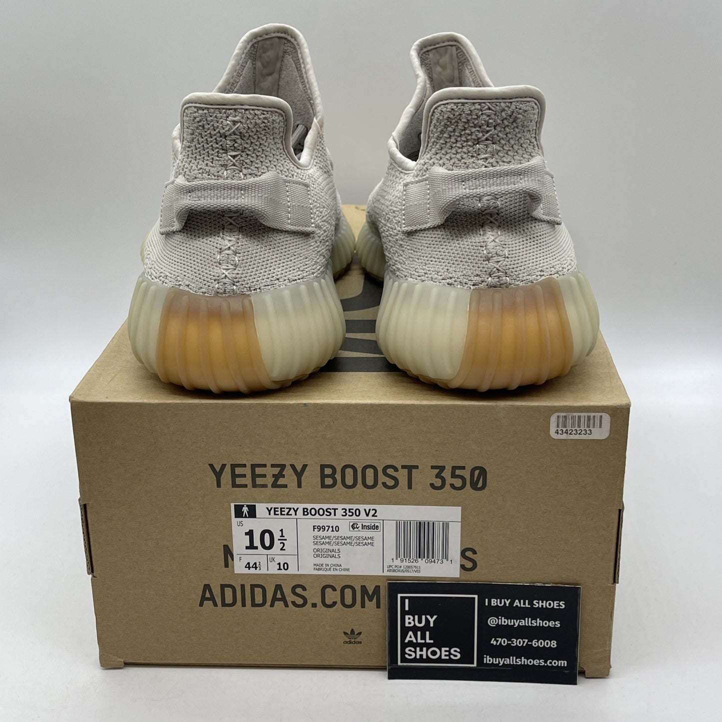 Size 10.5 - adidas Yeezy Boost 350 V2 Low Sesame Brown Suede (F99710)