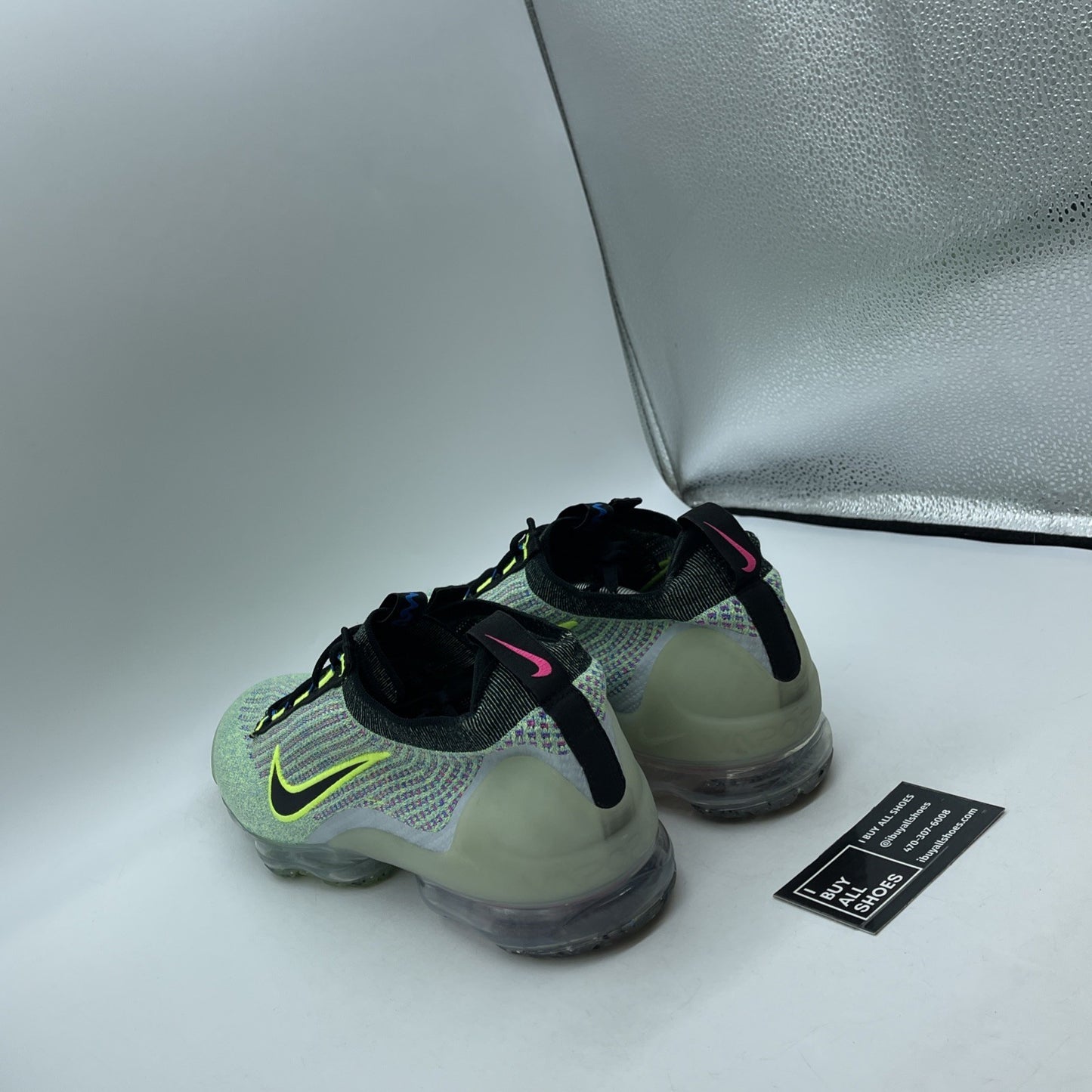 Size 14 - Nike Air VaporMax 2021 Flyknit Next Nature Volt Photo Blue DX3368-700