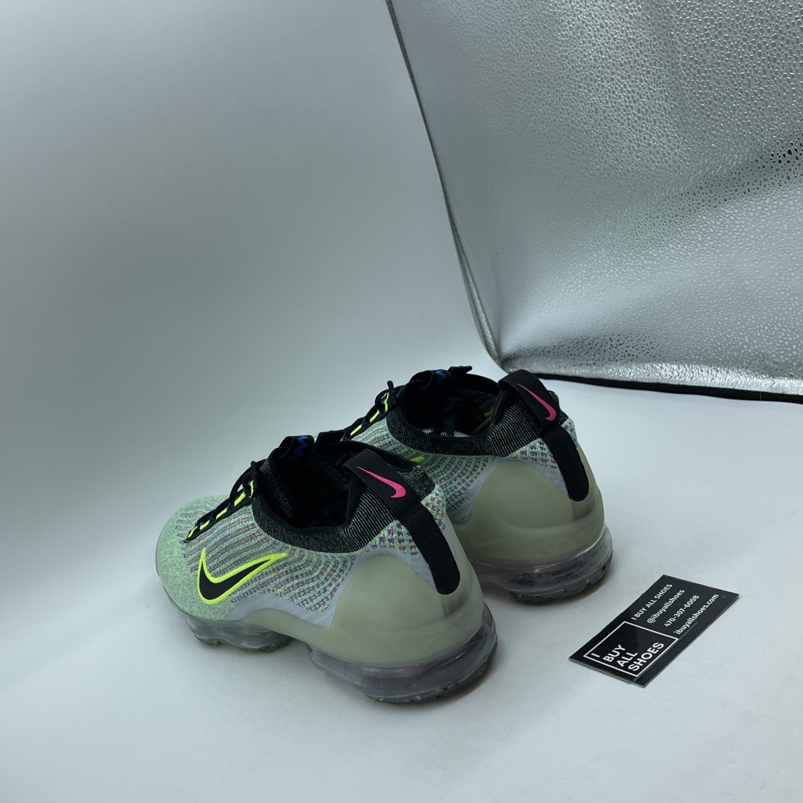 Size 14 - Nike Air VaporMax 2021 Flyknit Next Nature Volt Photo Blue DX3368-700