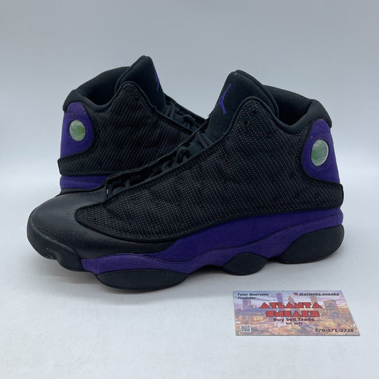 Size 10 - Jordan 13 Retro Court Purple Black Suede Leather (DJ5982-015)