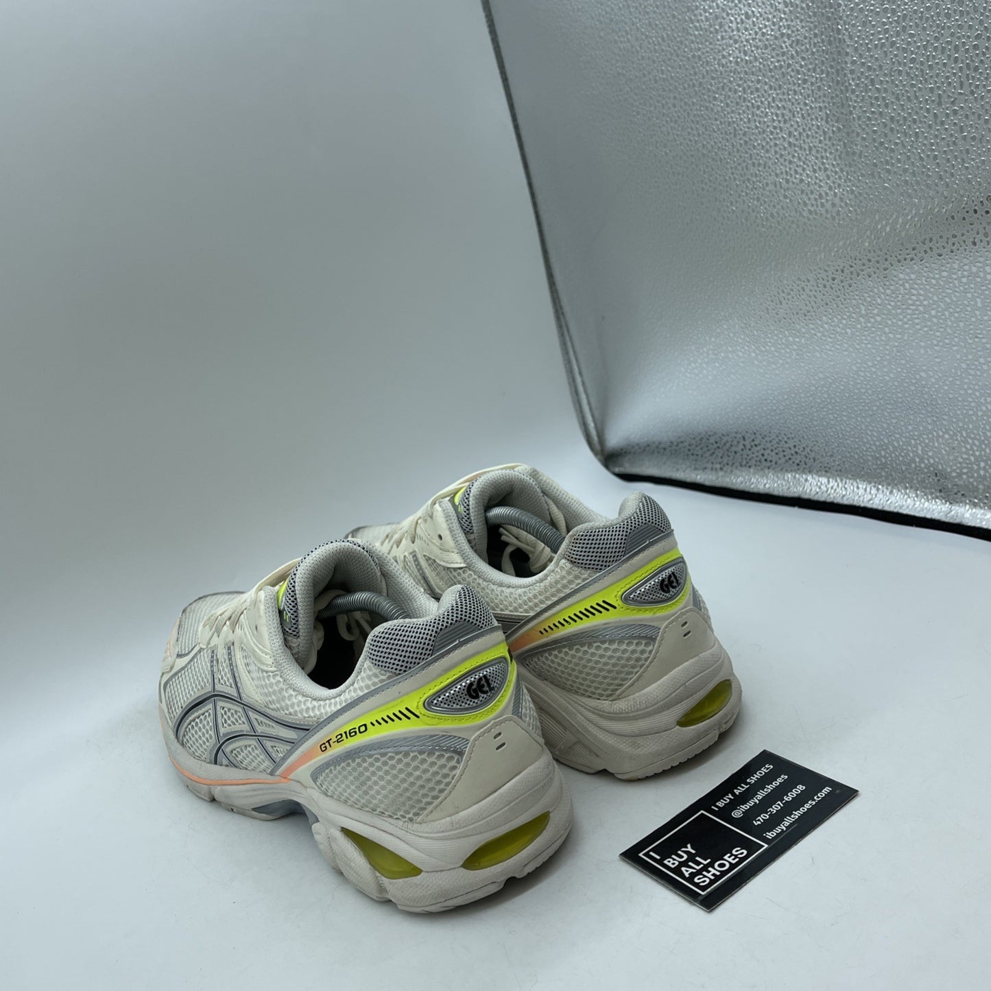 Size 12 - ASICS GT 2160 Paris Tan Silver Suede Leather (1203A570-750)