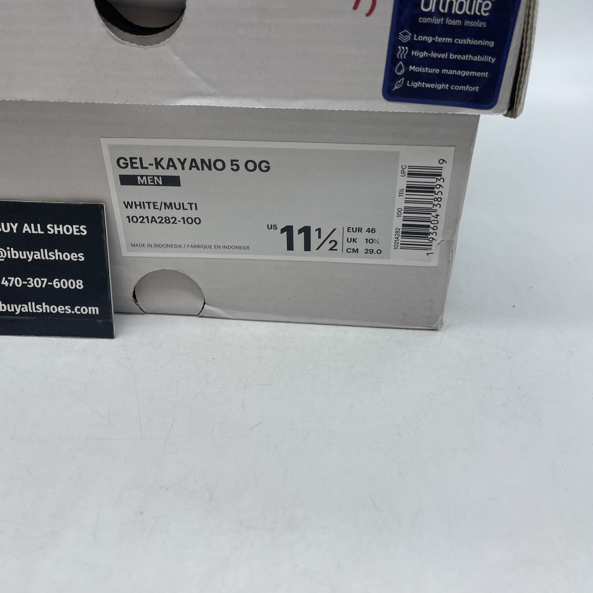 Size 11.5 - ASICS GEL-Kayano 5 Reconstructed (1021A282100)