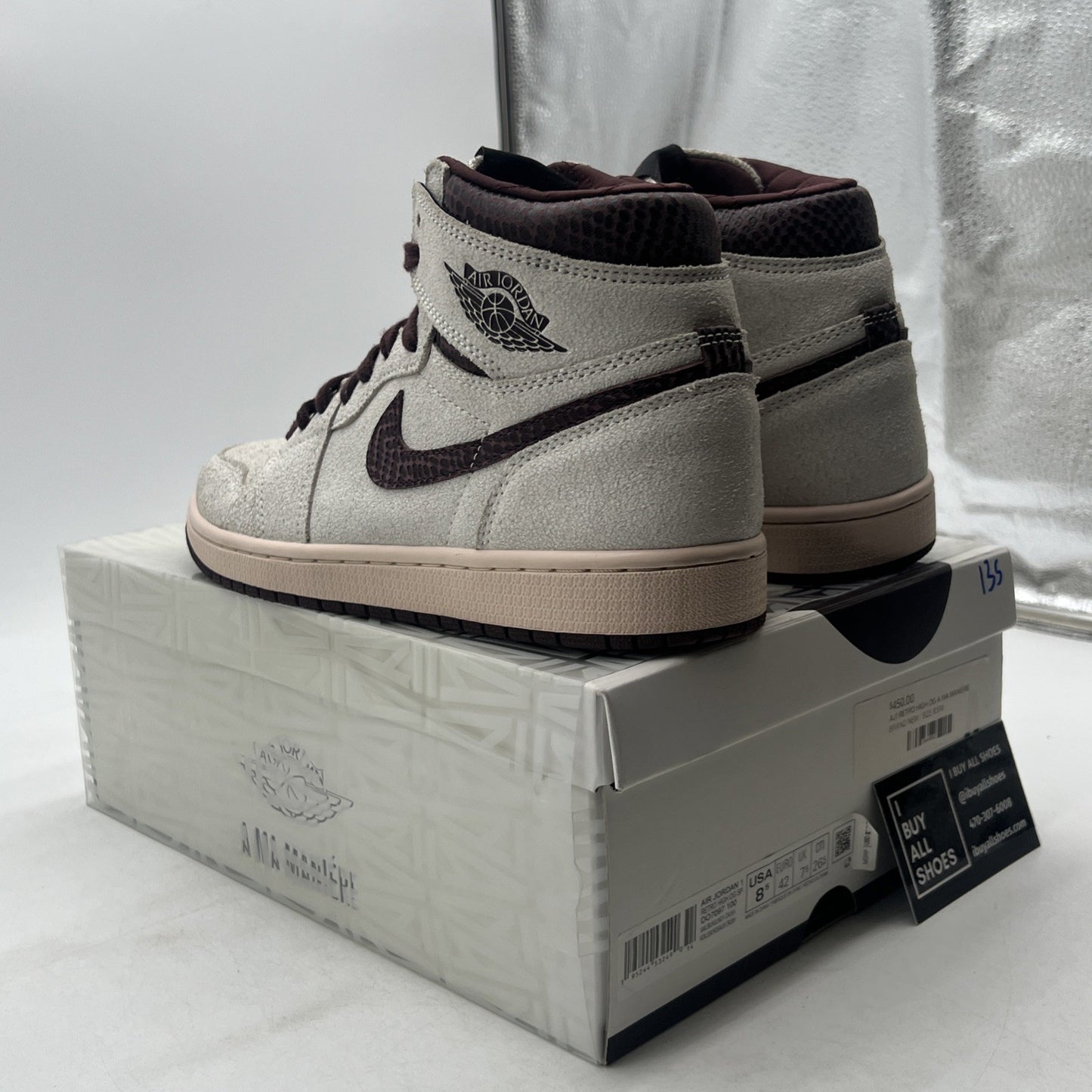 Size 8.5 - Air Jordan 1 OG x A Ma Maniere High Airness (DO7097-100)