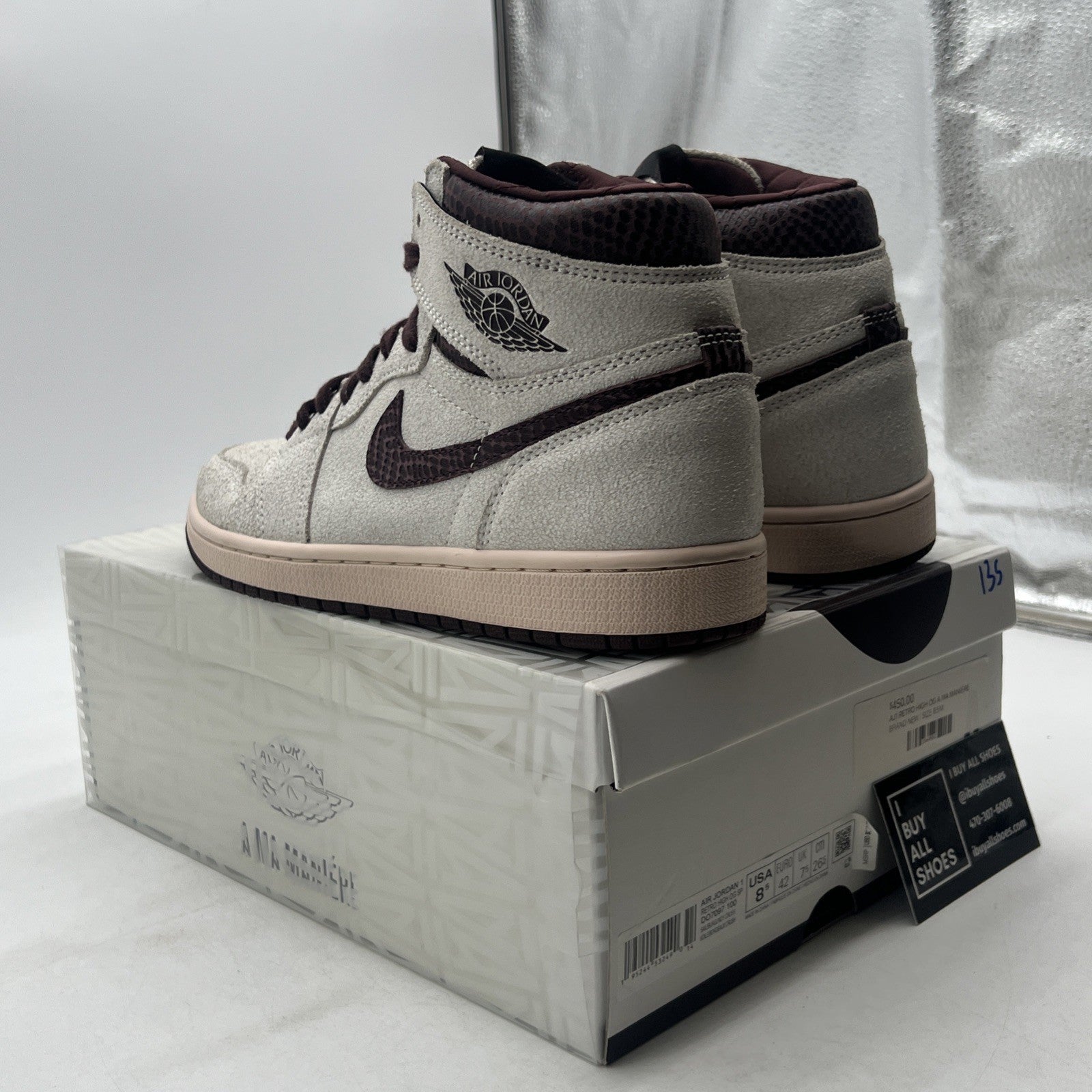 Size 8.5 - Air Jordan 1 OG x A Ma Maniere High Airness (DO7097-100)