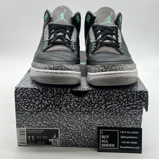 Size 11 - Air Jordan 3 Retro Green Glow (CT8532-031)