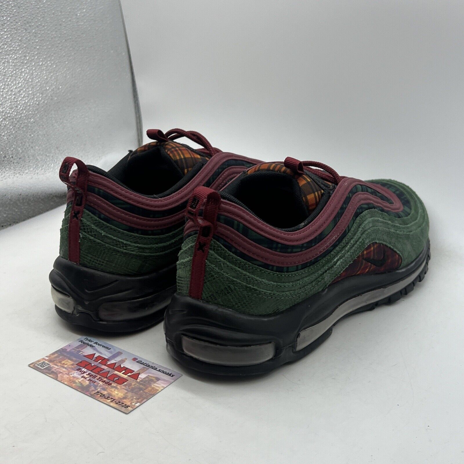 Size 12 - Nike Air Max 97 NRG Jacket Pack Green Maroon Black (AT6145-600)