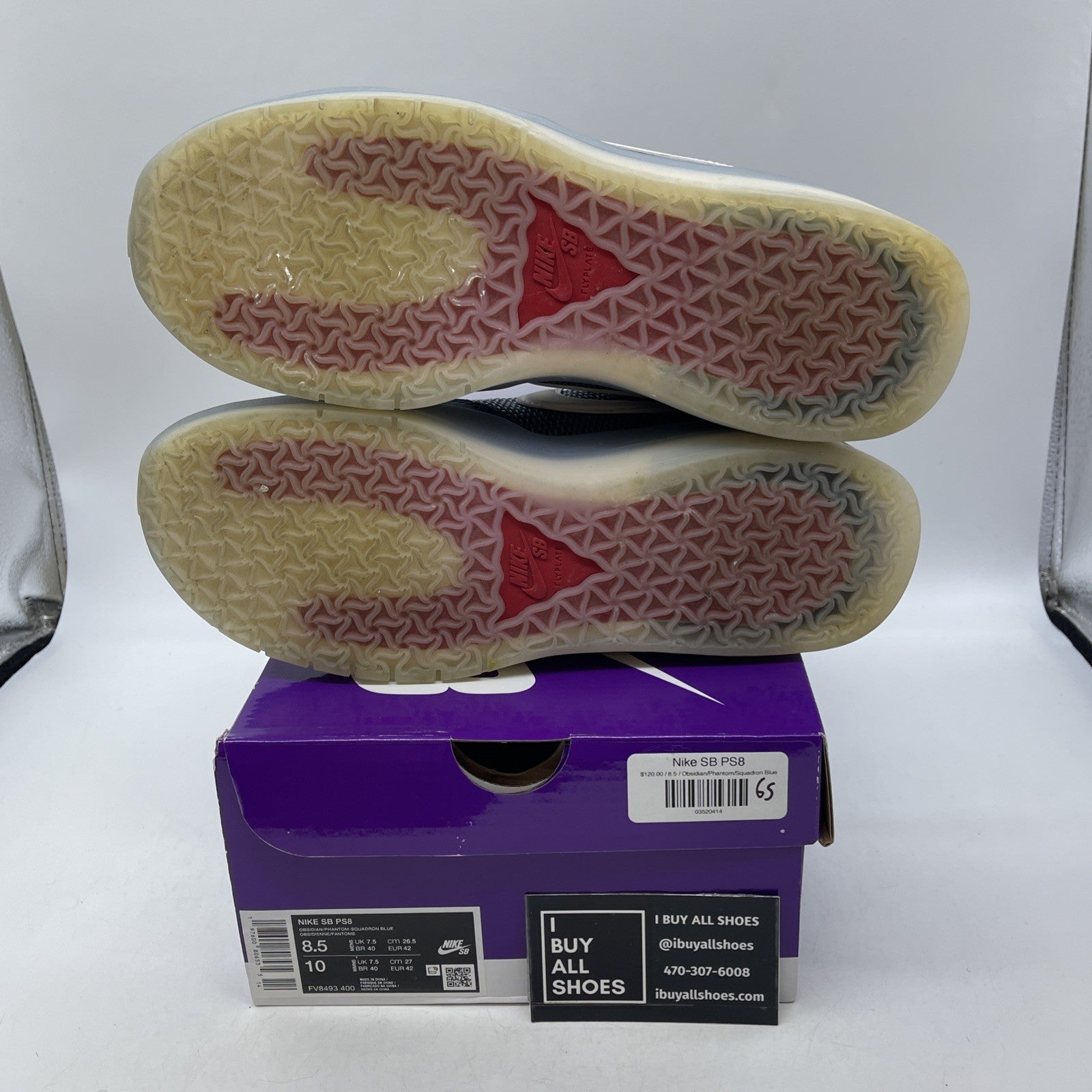 Size 8.5 - Nike PS8 SB Obsidian (FV8493-400)