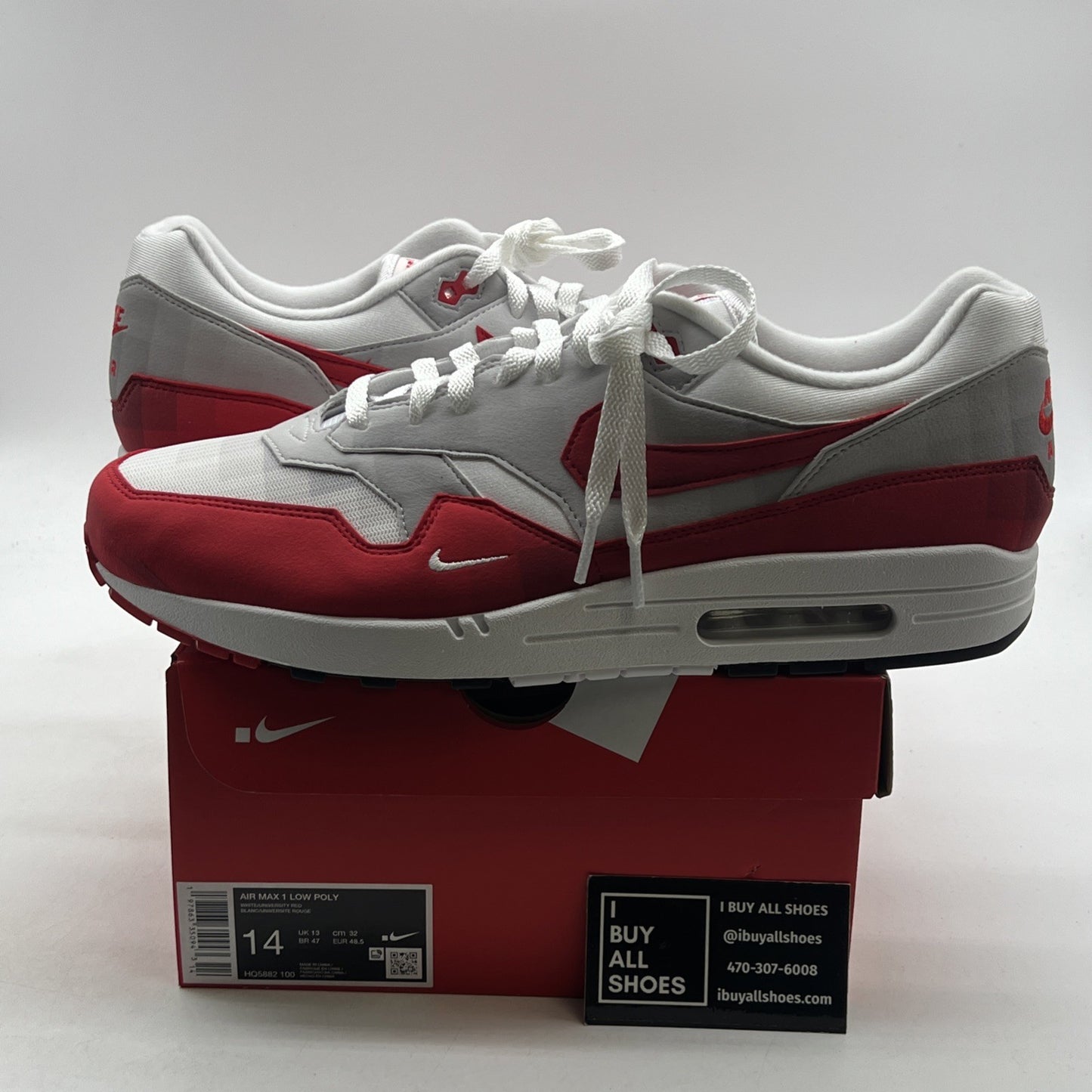 Size 14 - Nike Air Max 1 Low Poly (HQ5882-100)