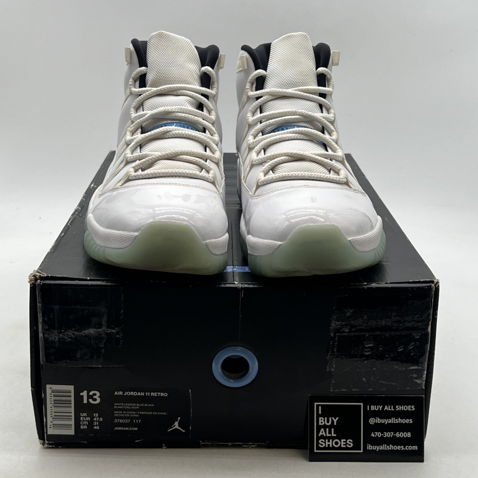 Size 13 - Air Jordan 11 Retro High Legend Blue (378037-117)