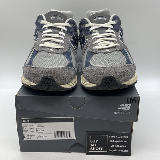 Size 11 - New Balance 2002R Castlerock Navy Grey Suede Leather (M2002REL)