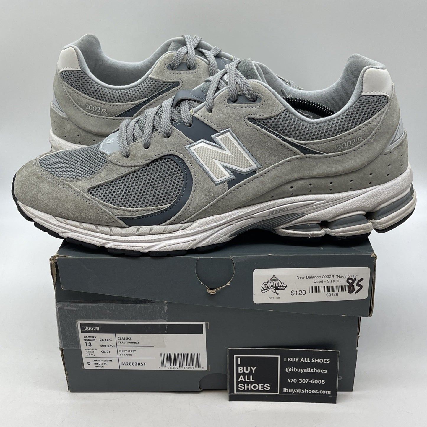 Size 13 - New Balance 2002R Steel Orca (M2002RST)