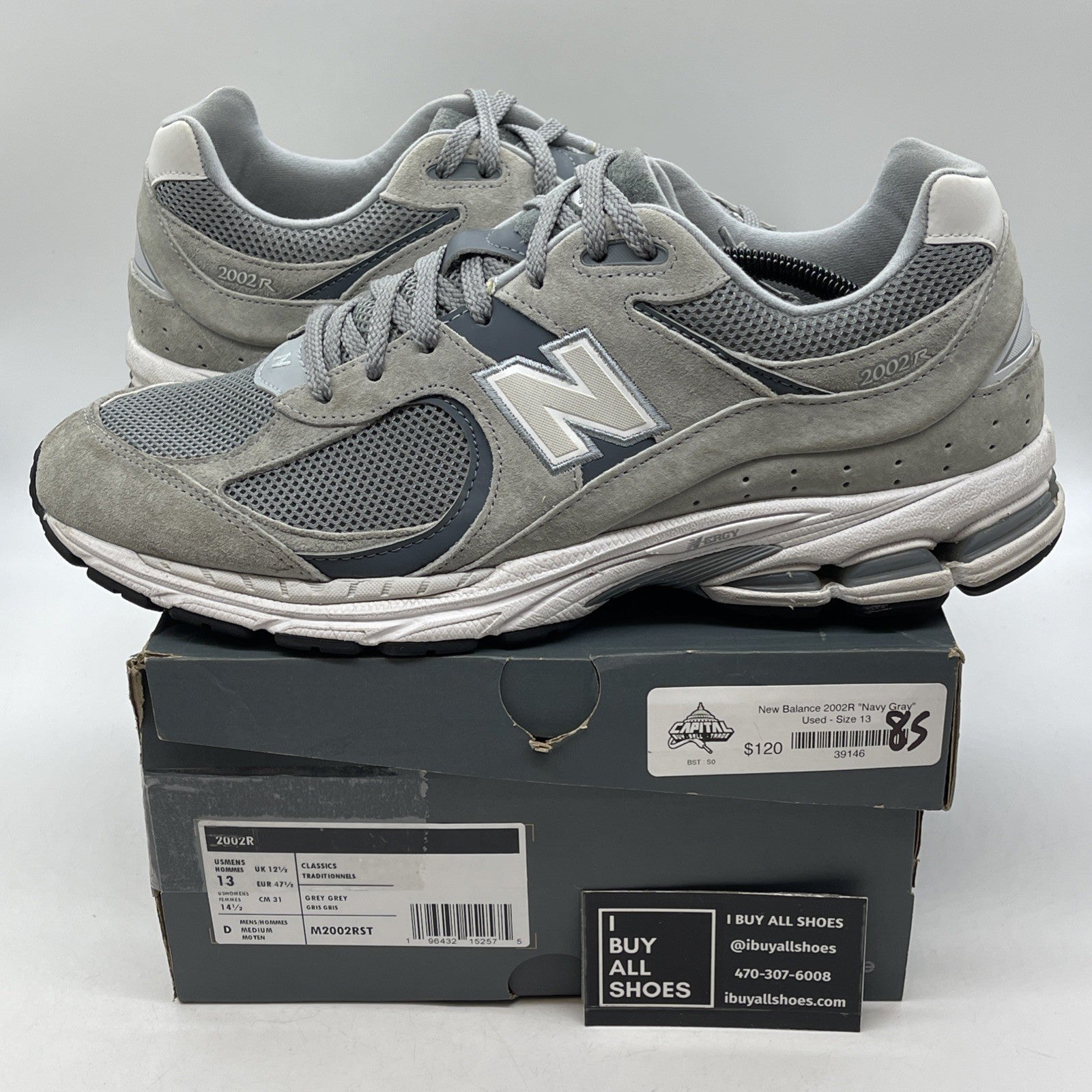 Size 13 - New Balance 2002R Steel Orca (M2002RST)