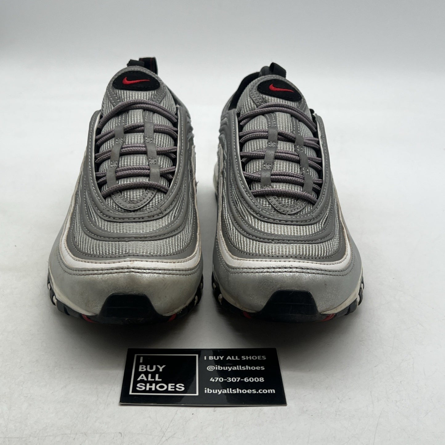 Size 9.5 - Nike Air Max 97 OG QS 2017 Silver Bullet (884421-001)