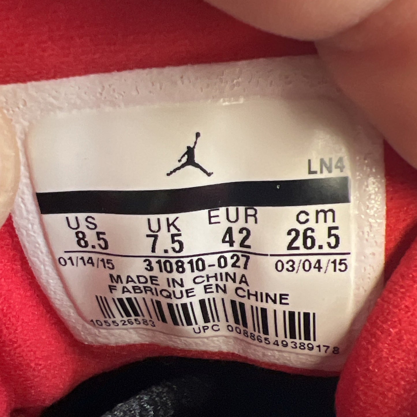 Size 8.5 - Air Jordan 13 Retro Low Bred (310810-027)