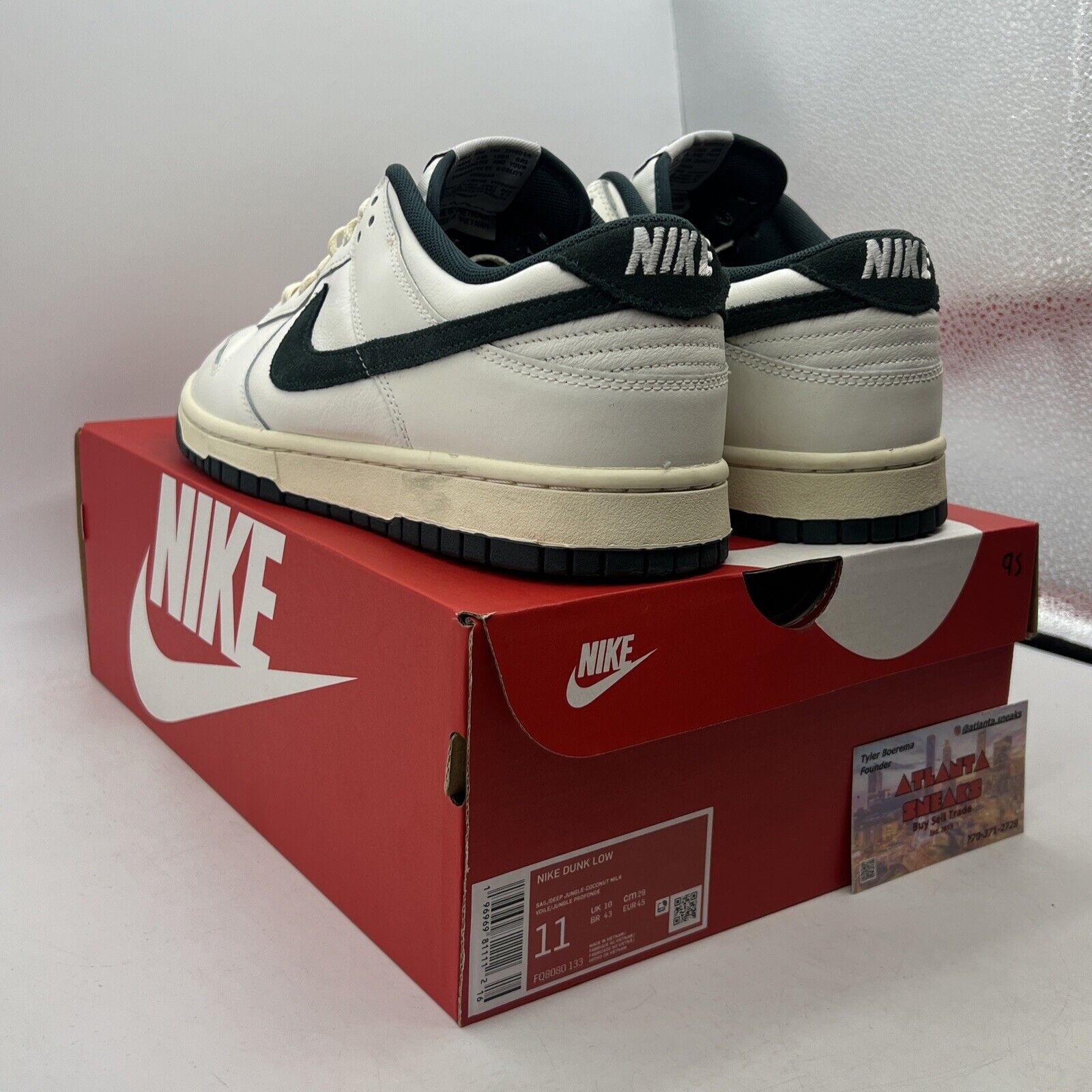 Size 11 - Nike Dunk Low Athletic Department - Deep Jungle (FQ8080-133)