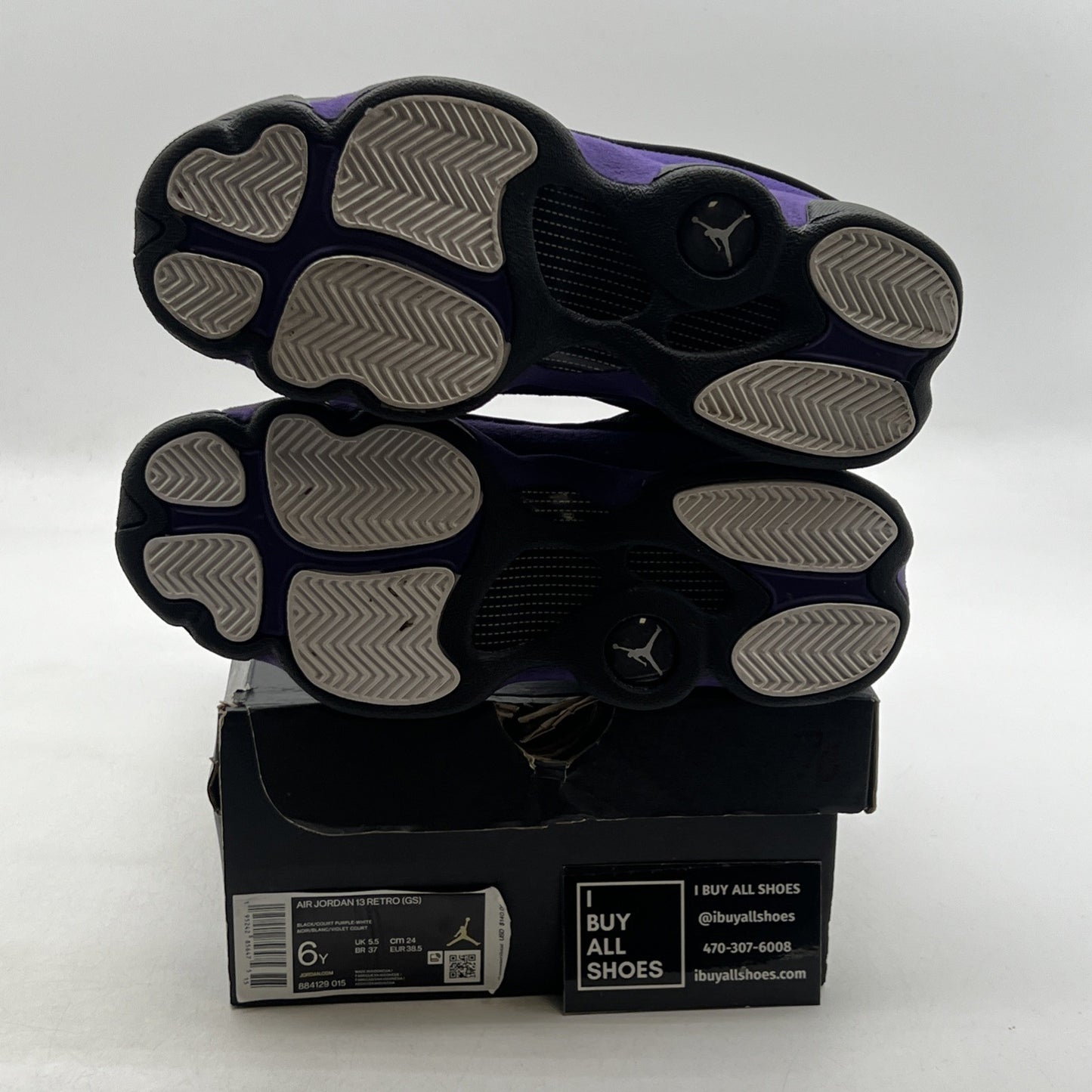 Size 6Y - Air Jordan 13 Retro Mid Court Purple (884129-015)