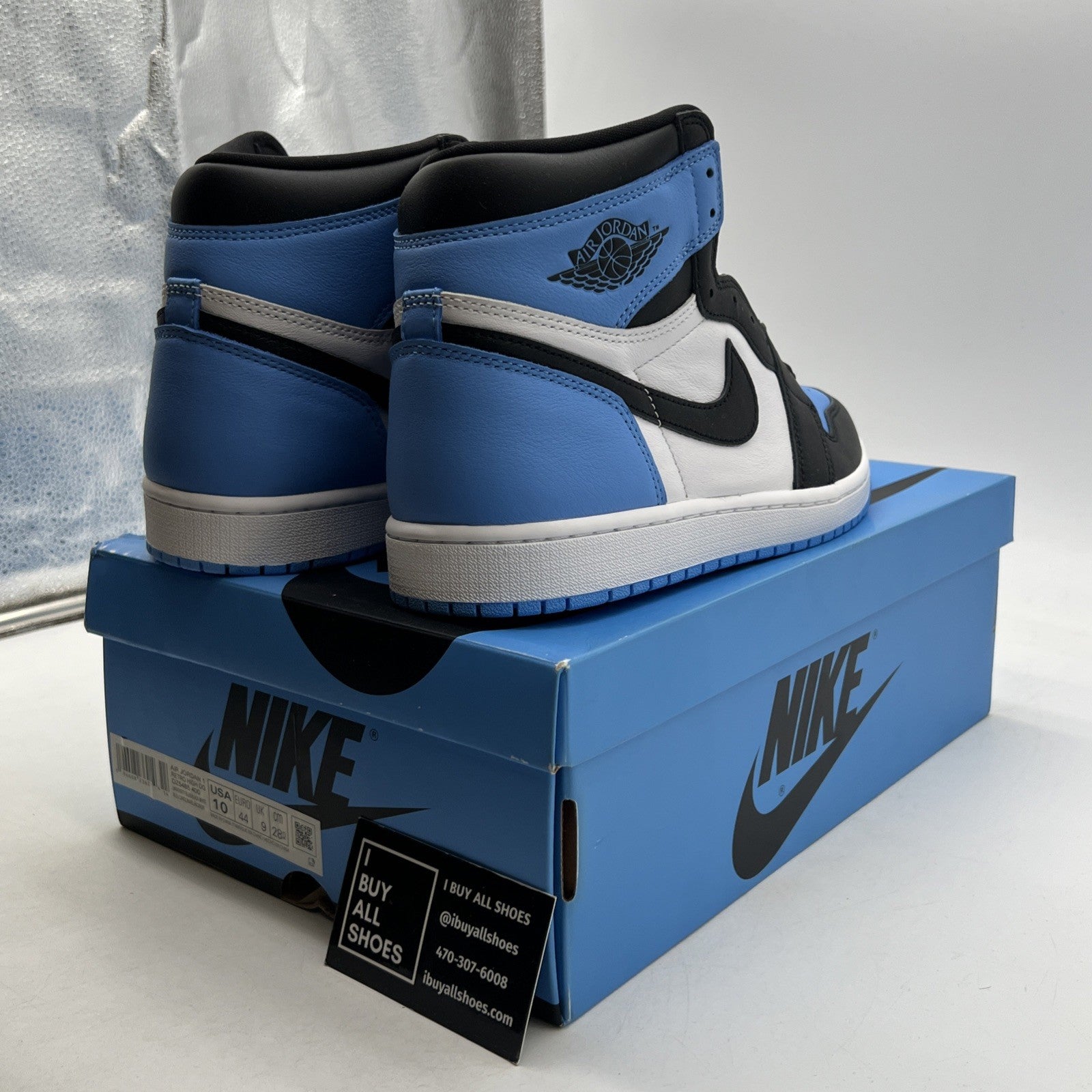 Size 10 - Air Jordan 1 Retro OG High UNC Toe (DZ5485-400)
