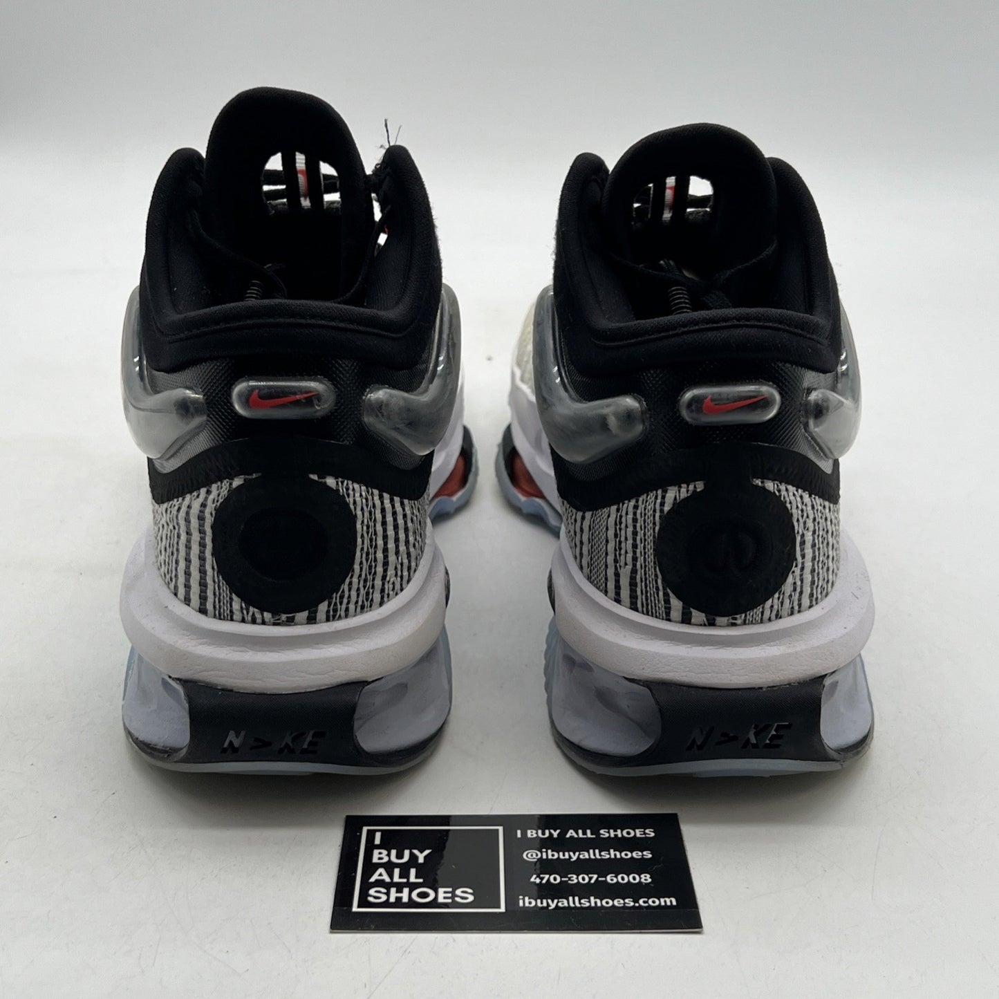 Size 12 - Nike Air Zoom GT Jump 2 Low White Black Red Athletic Shoe (DJ9431-001)