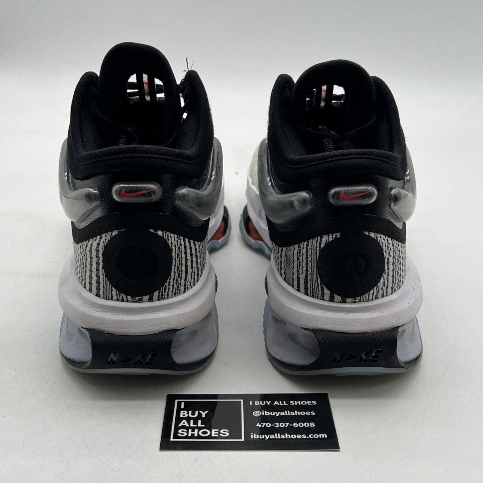 Size 12 - Nike Air Zoom GT Jump 2 Low White Black Red Athletic Shoe (DJ9431-001)