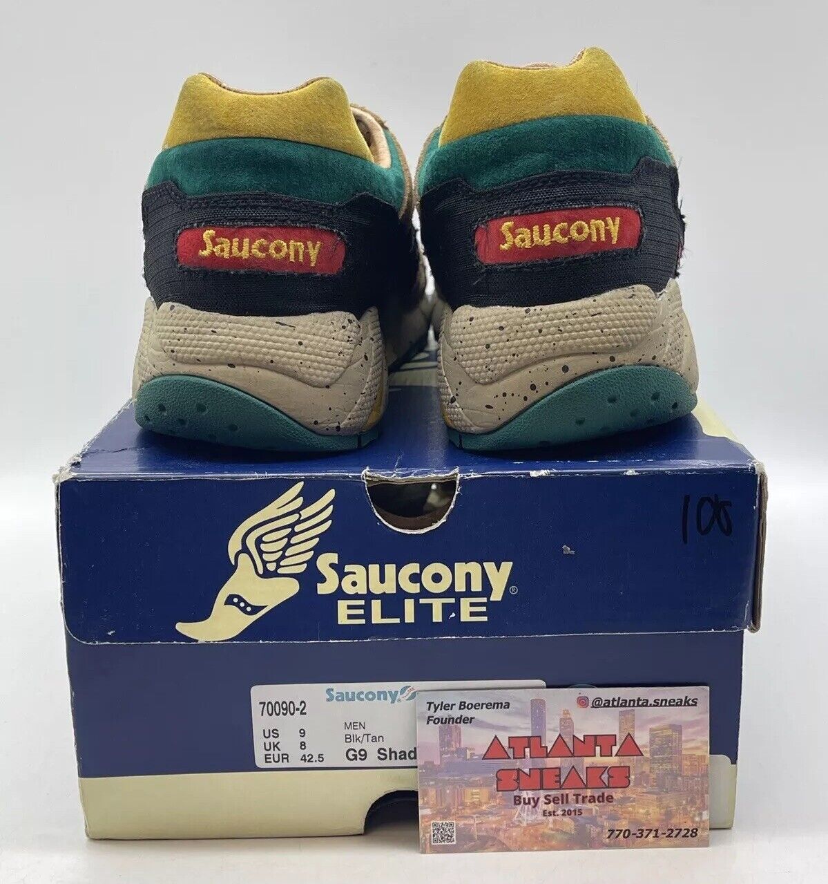 Size 9 - Saucony Bodega x G9 Shadow 5 Tiger Camo Multi (70090-2)