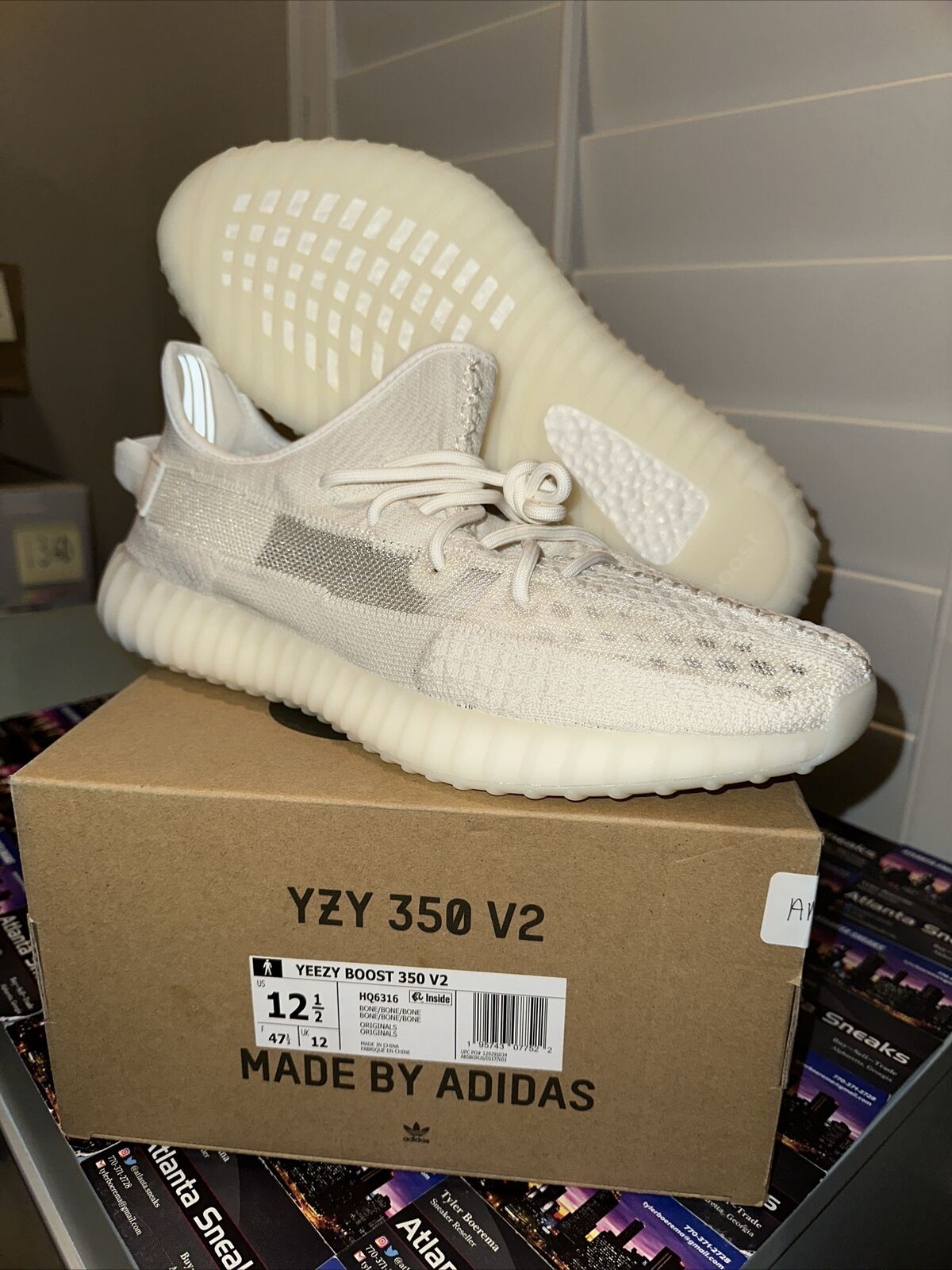 Size 12.5 - adidas Yeezy Boost 350 V2 Pure Oat