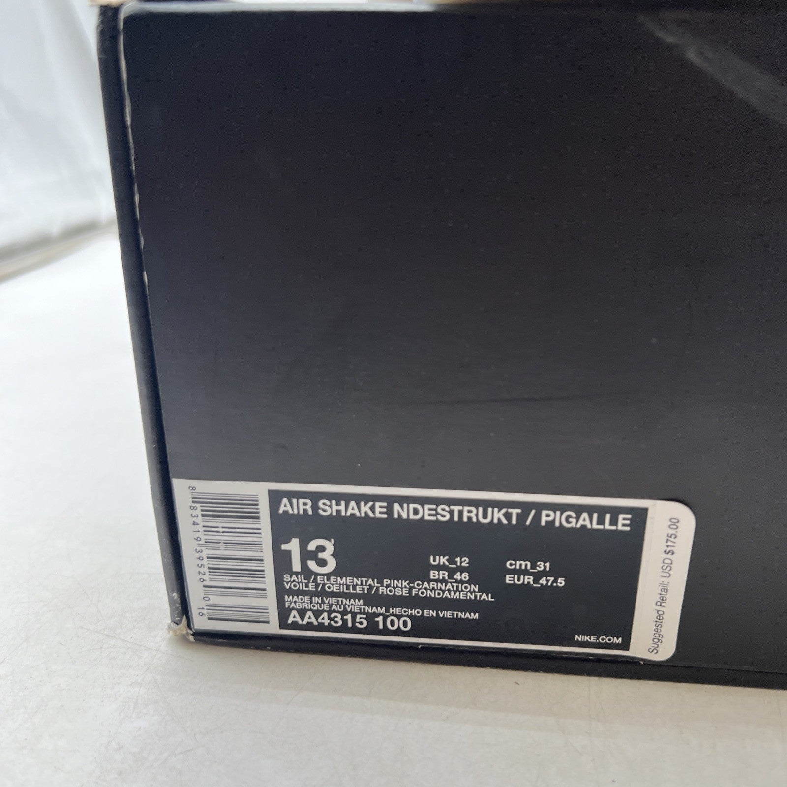 Size 13 - Pigalle x NikeLab Air Shake Ndestrukt Carmen Electra (AA4315-100)