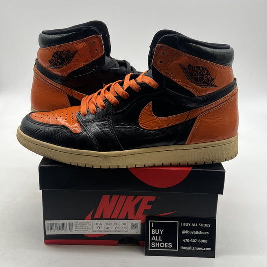 Size 9.5 - Air Jordan 1 Retro OG High Shattered Backboard 3.0 (555088-028)