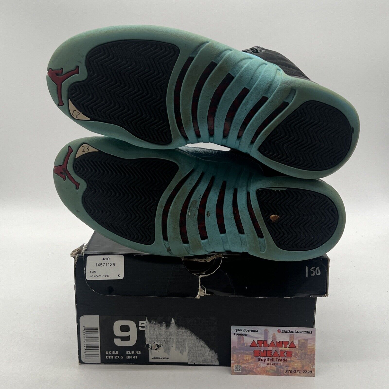 Size 9.5 - Air Jordan 12 Retro Gamma Blue Suede (130690-027)