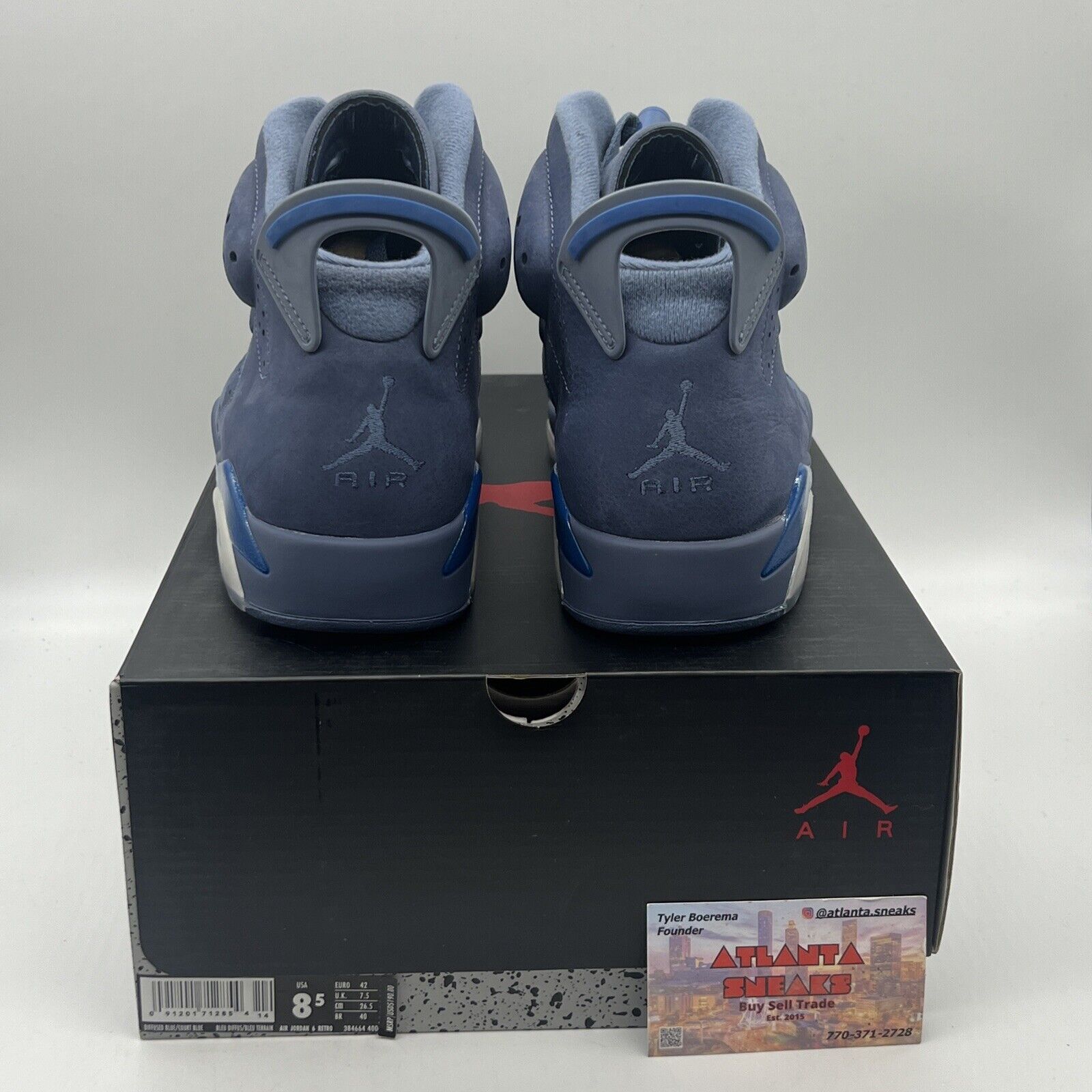Size 8.5 - Air Jordan 6 Retro Diffused Blue Brand New Og All Icey DS Sneakers