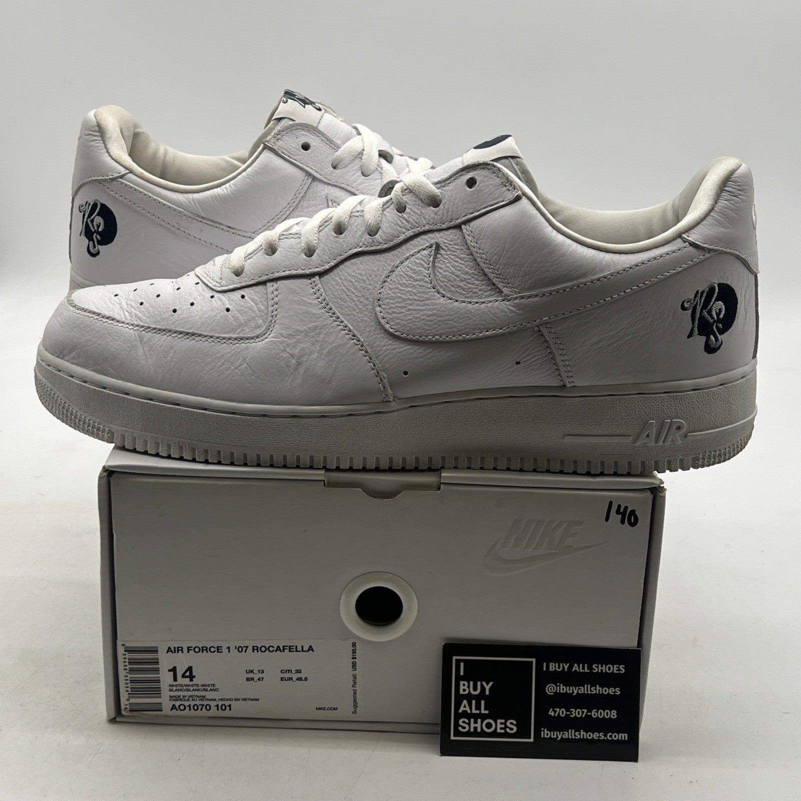Size 14 - Nike Roc-A-Fella x Air Force 1 2017 AF100 (AO1070-101)