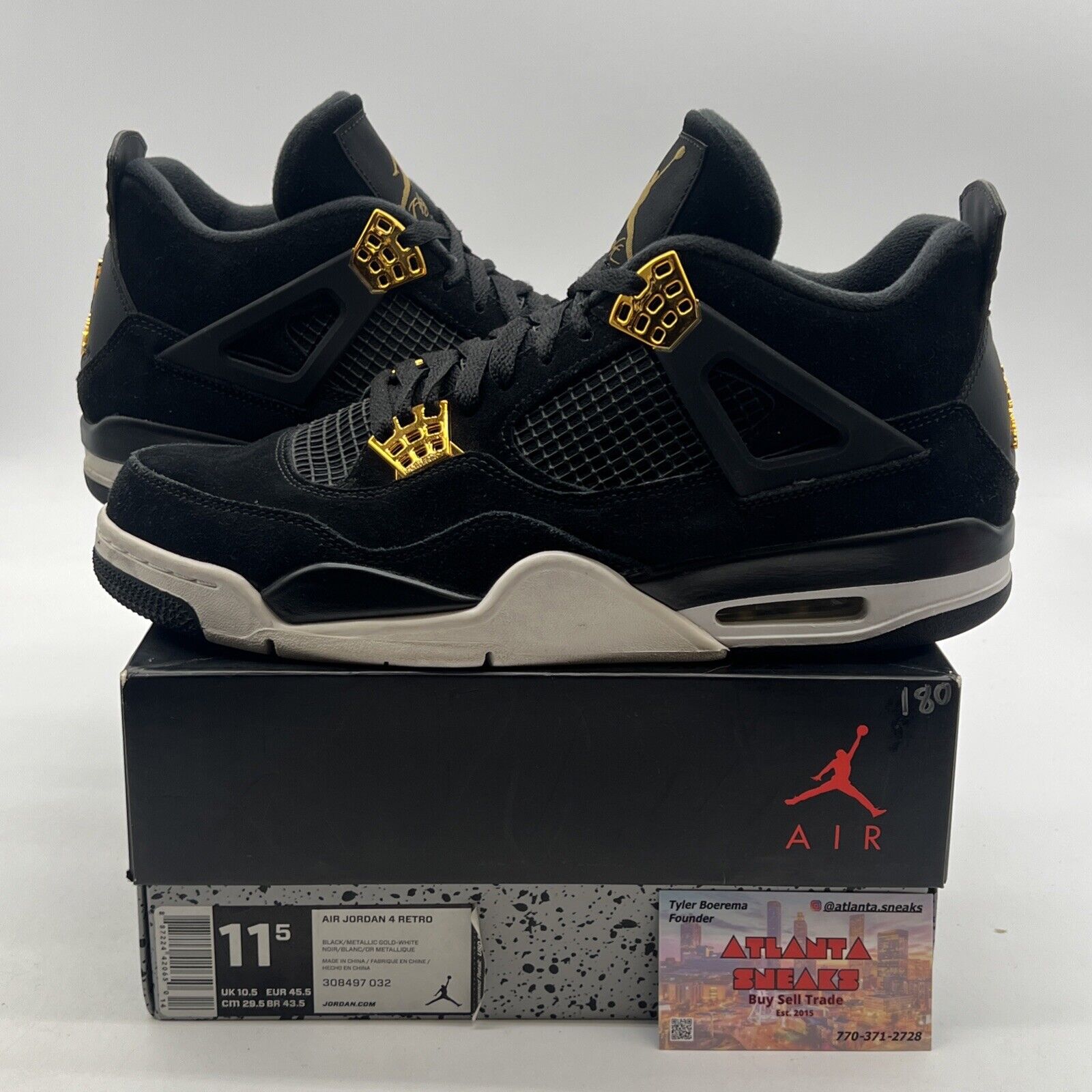 Size 11.5 - Air Jordan 4 Retro Royalty 2017 (308497-032)