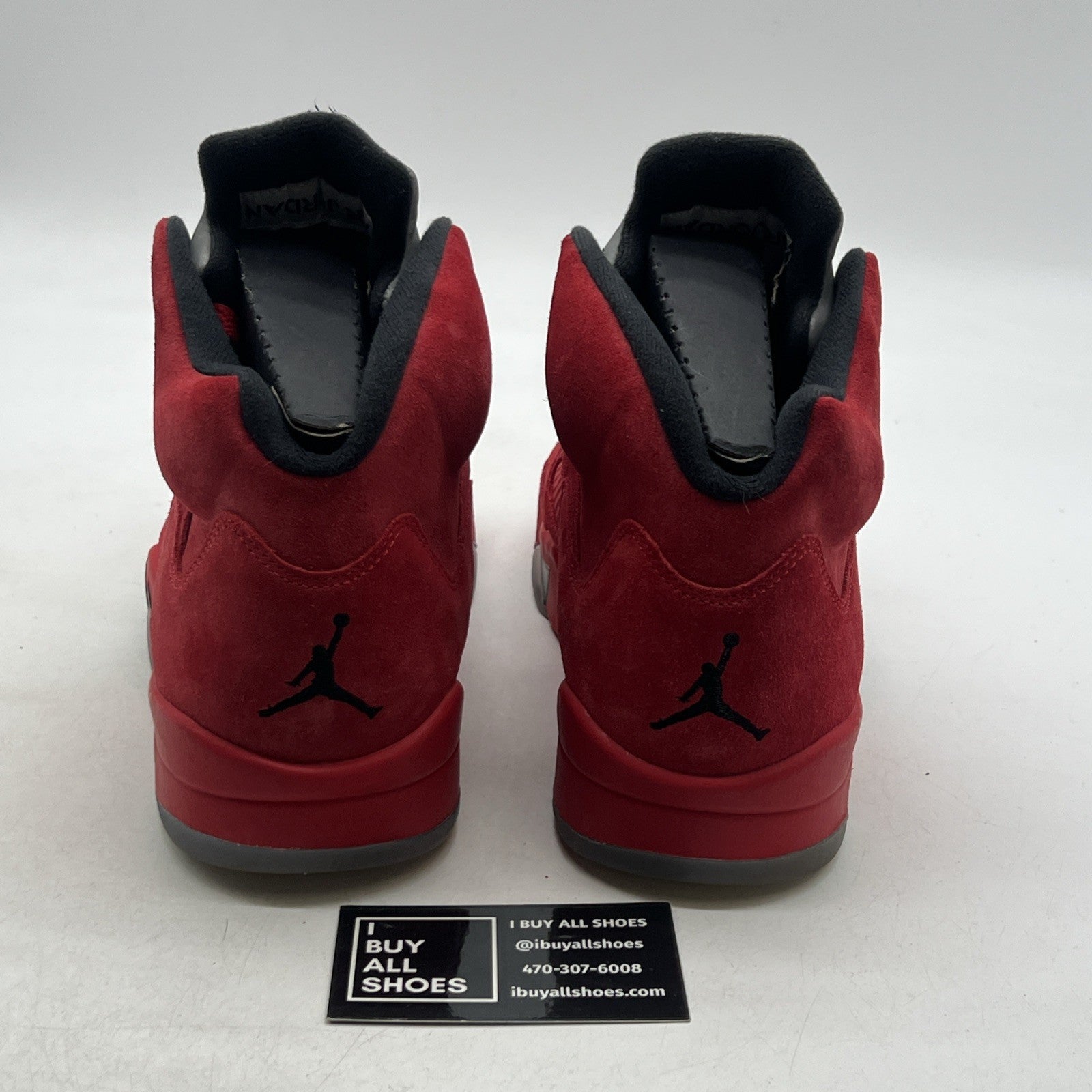 Size 10.5 - Air Jordan 5 Retro Red Suede (136027-602)
